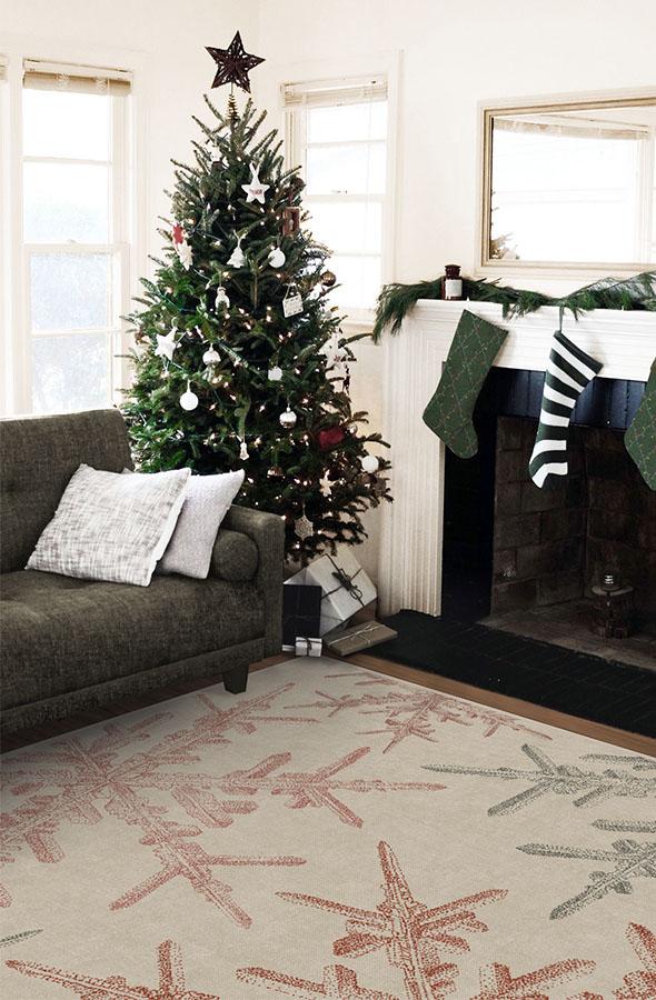 10-snowflake-creme-flatwoven-rug-7.jpg Snowflake Creme Flatwoven Rug