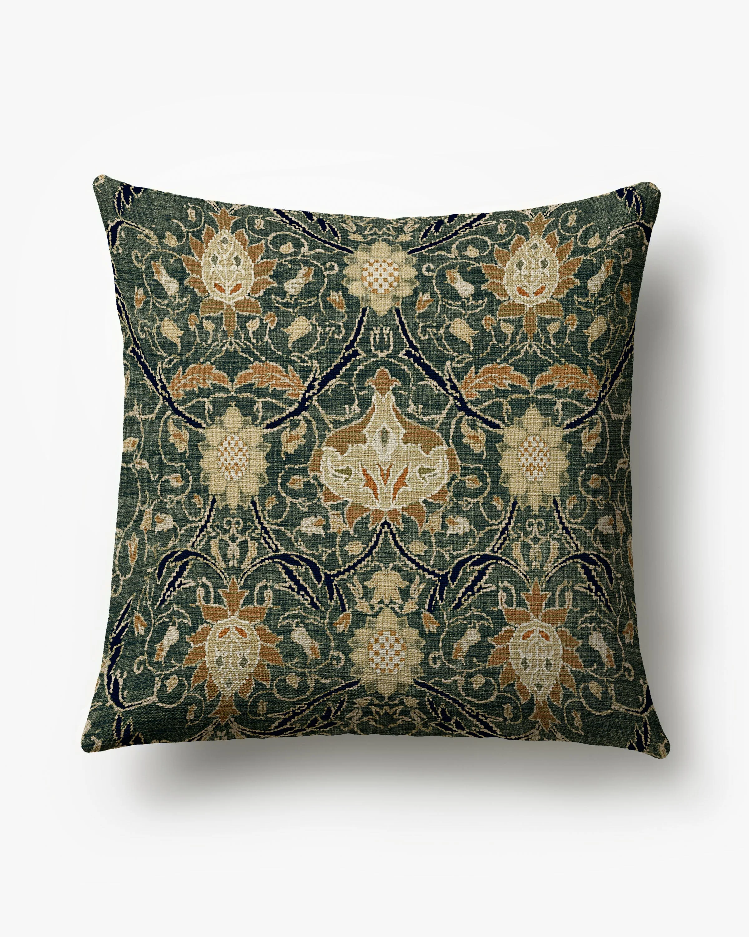 Montreal Charcoal Woven Throw Pillow