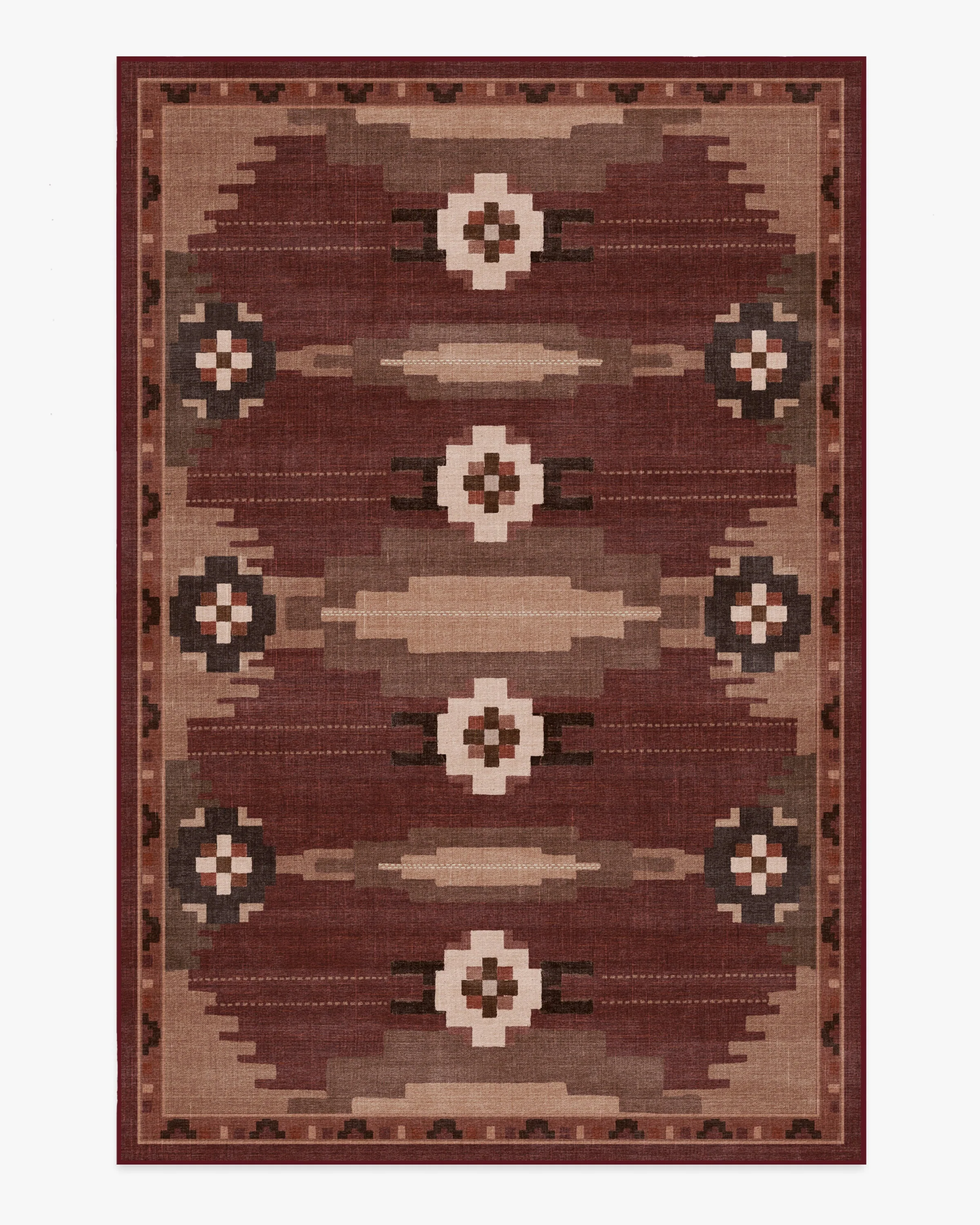 Annika Rust Red Rug