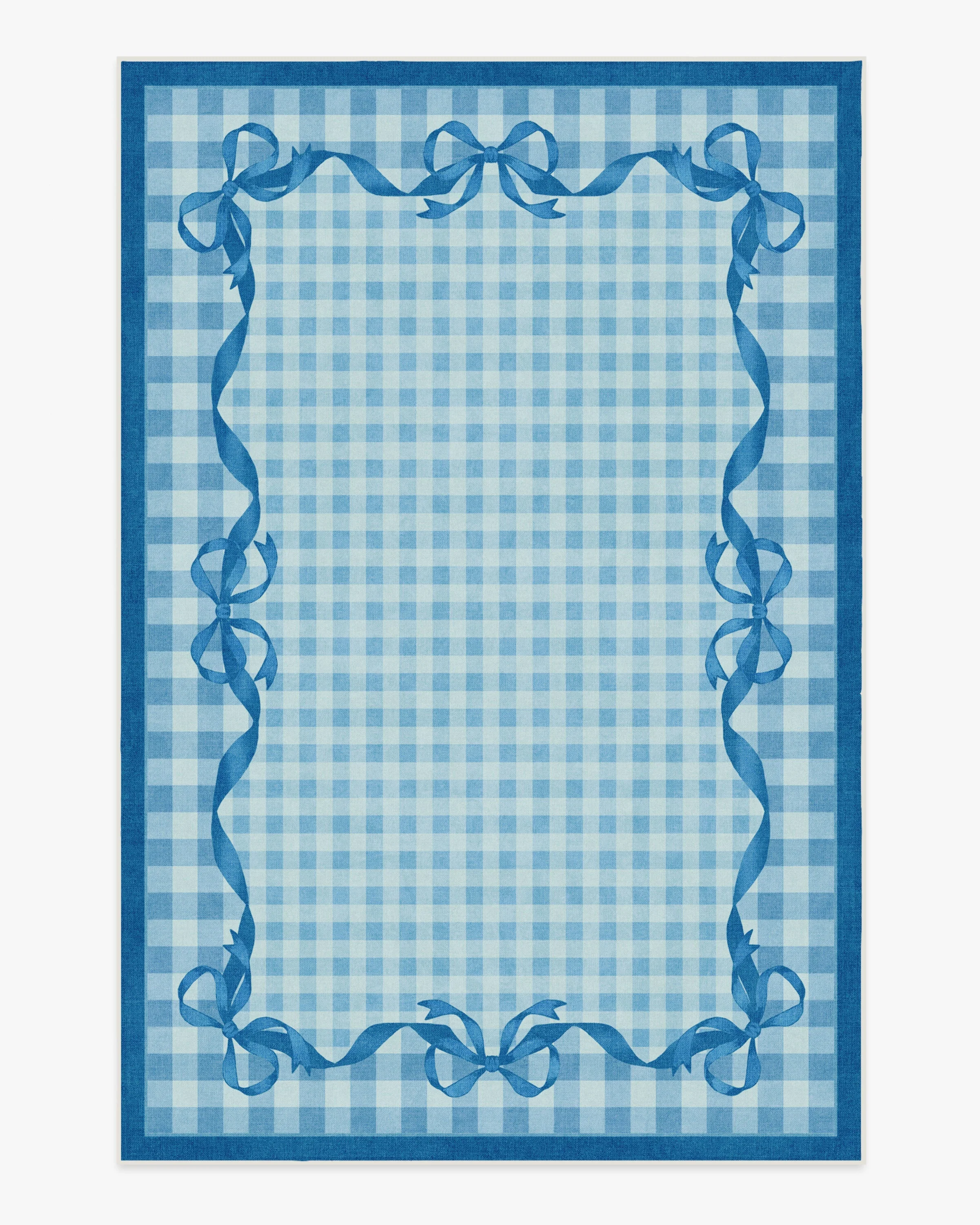Audrey Blue Flatwoven Rug