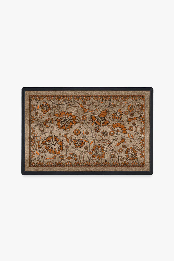 Spring Has Sprung Burnt Orange Doormat
