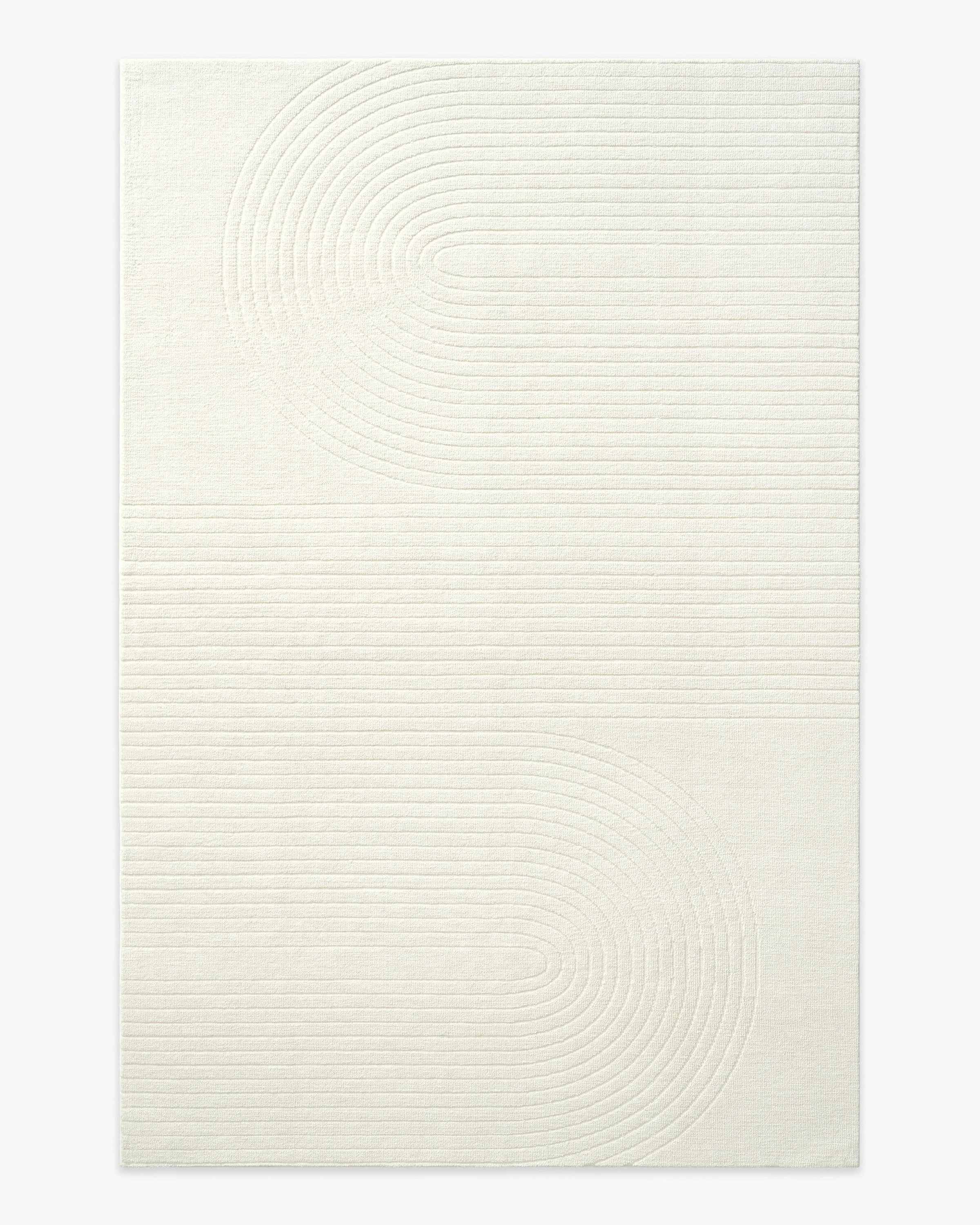 Arlo Soft White Plush Rug