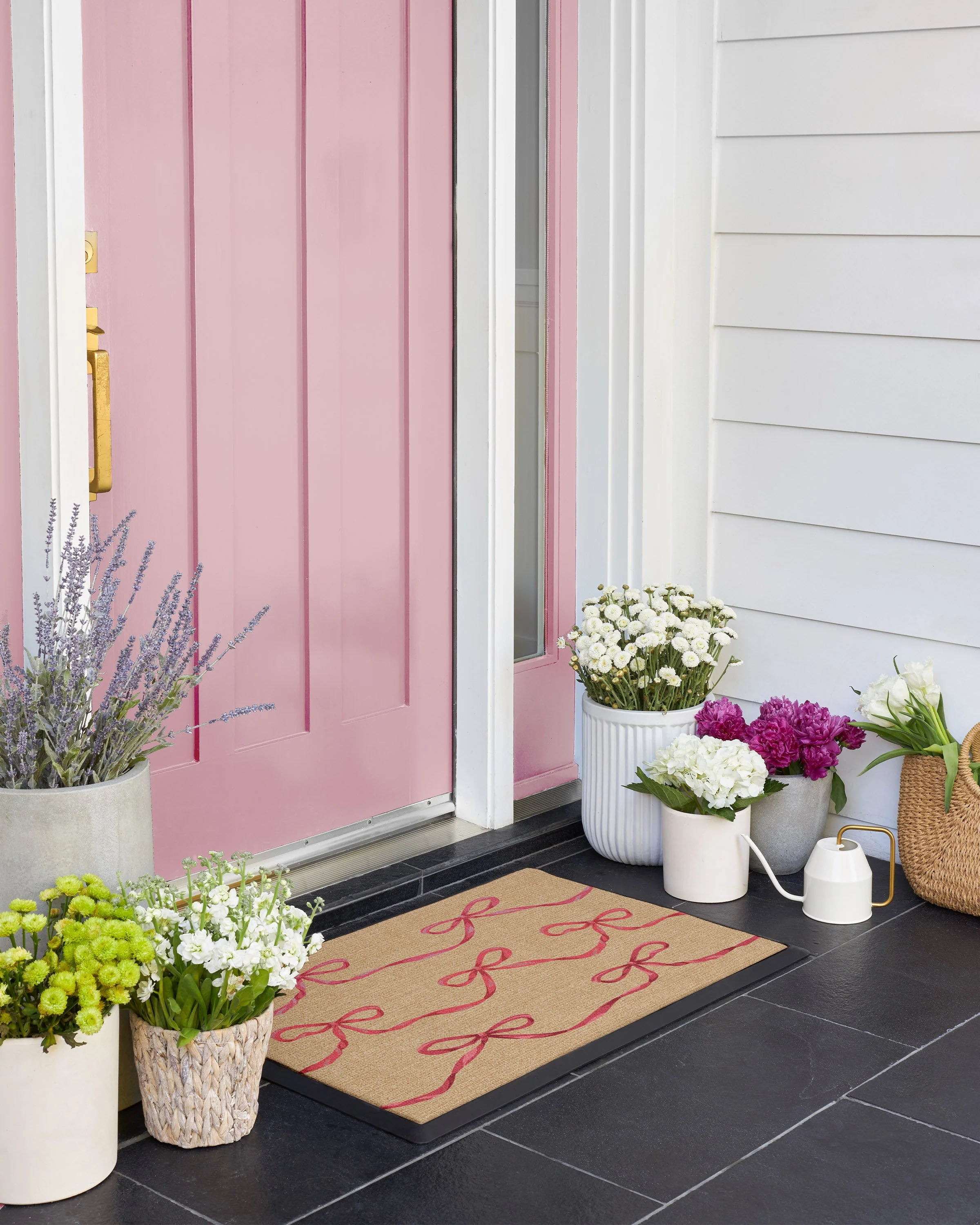 1090-rosette-bows-pink-doormat-2.webp Rosette Bows Pink Doormat