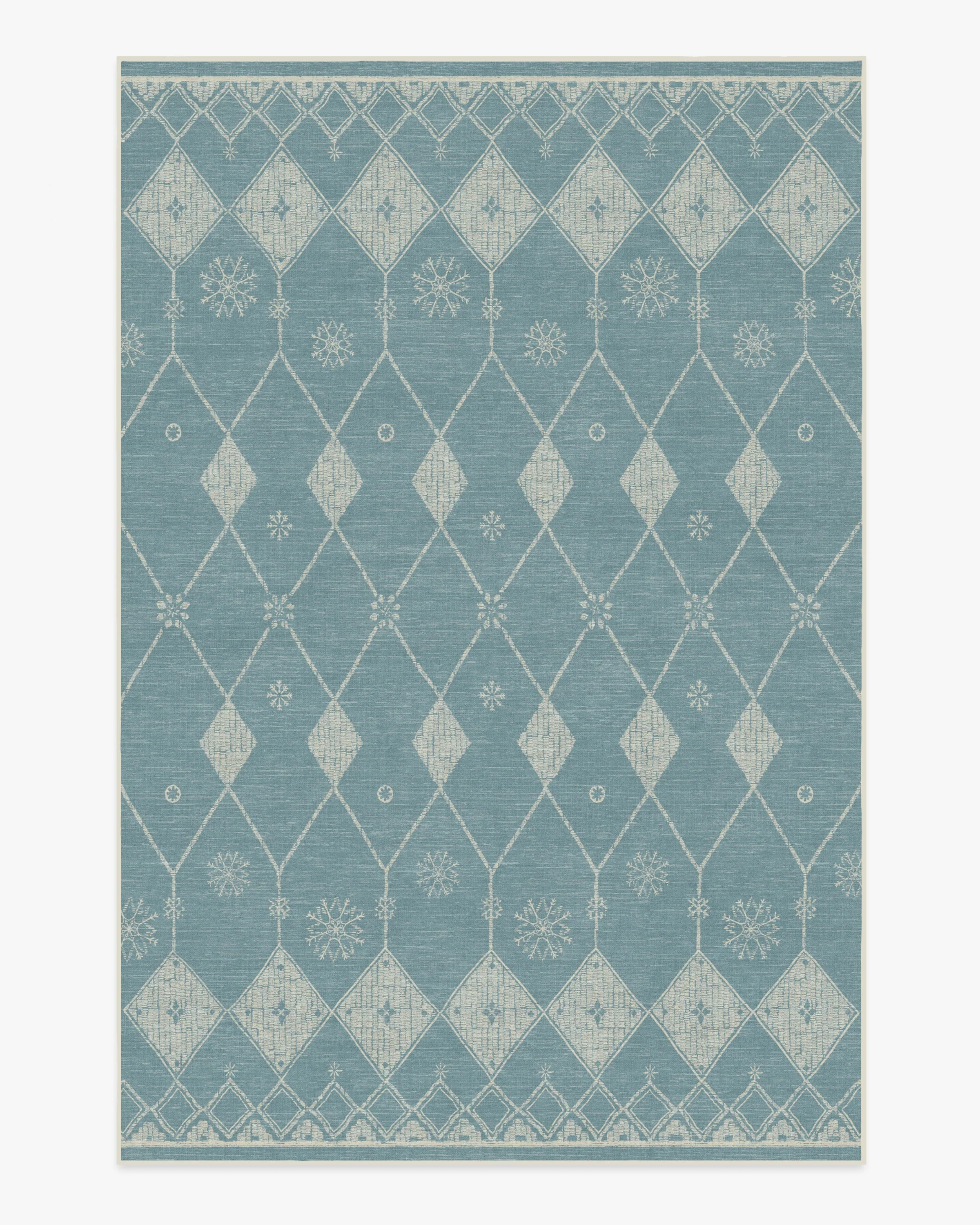 Lumia Pale Blue Flatwoven Rug