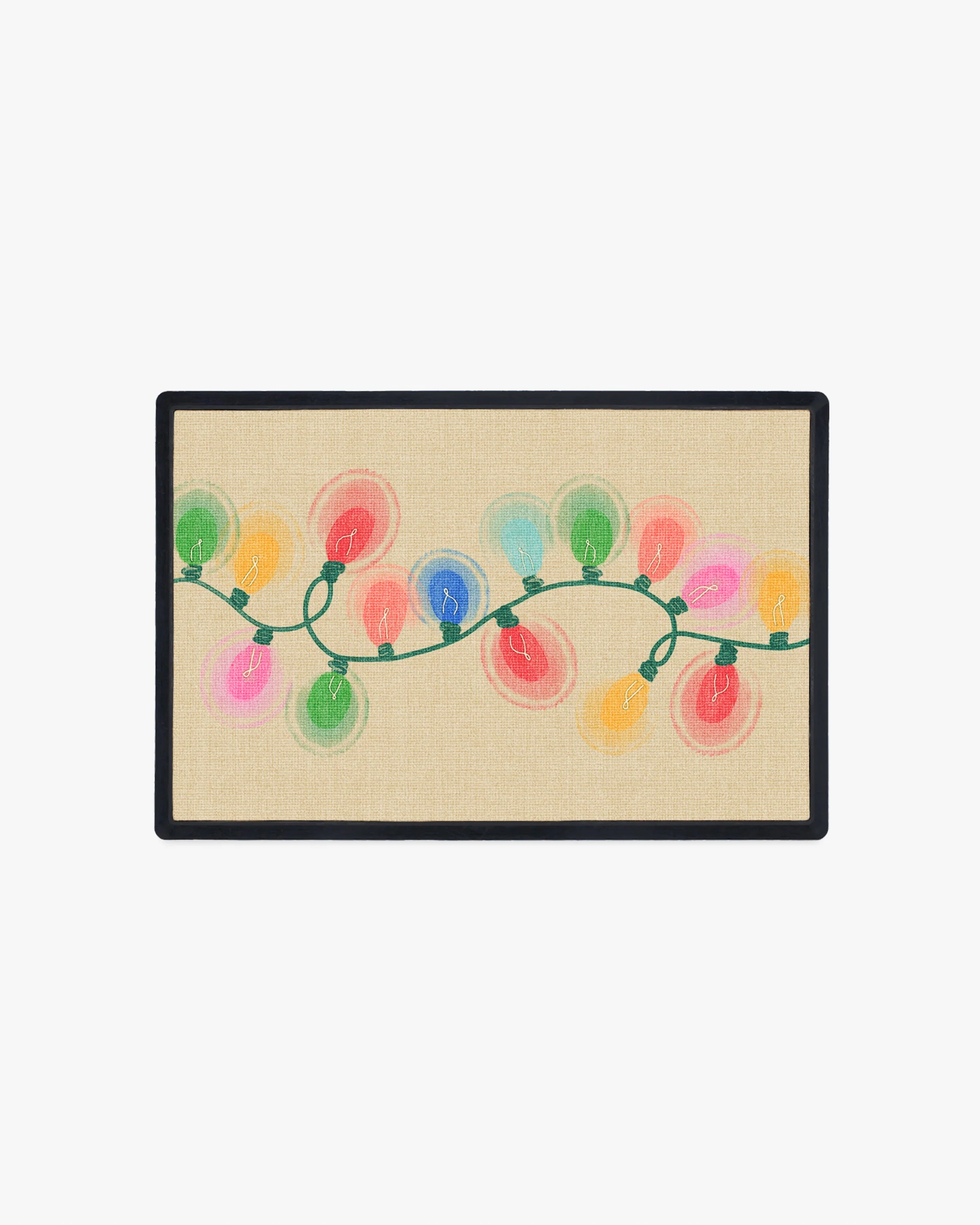 Let It Glow Cream Doormat