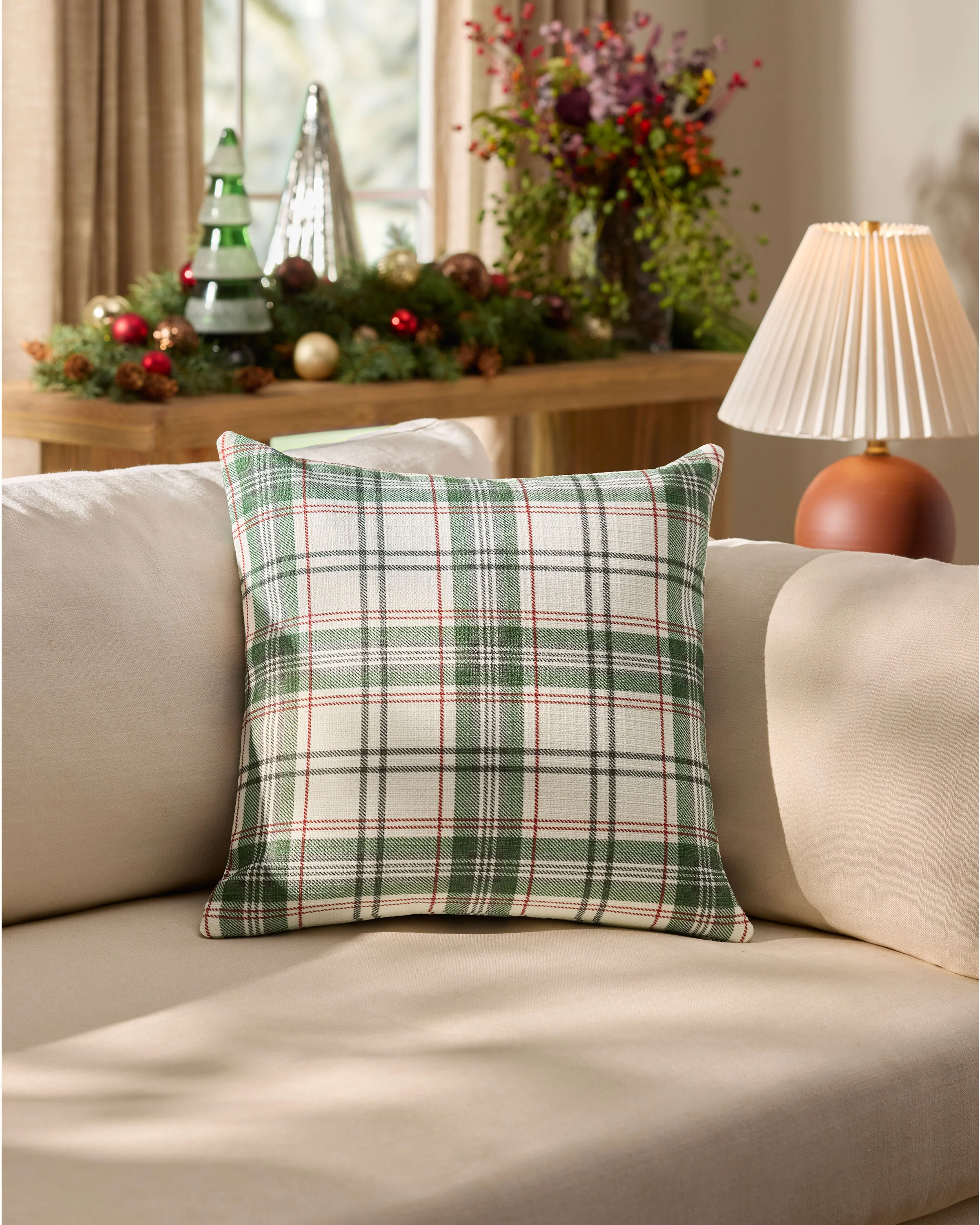 1118-noelle-tartan-eggshell-green-woven-throw-pillow-3.webp Noelle Tartan Eggshell & Green Woven Throw Pillow
