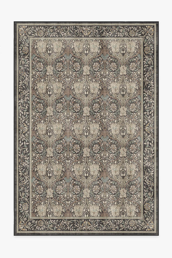 Honeysuckle & Tulip Dark Wood Rug