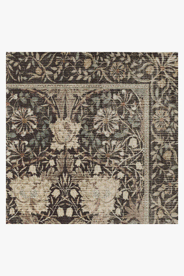 Honeysuckle & Tulip Dark Wood Rug