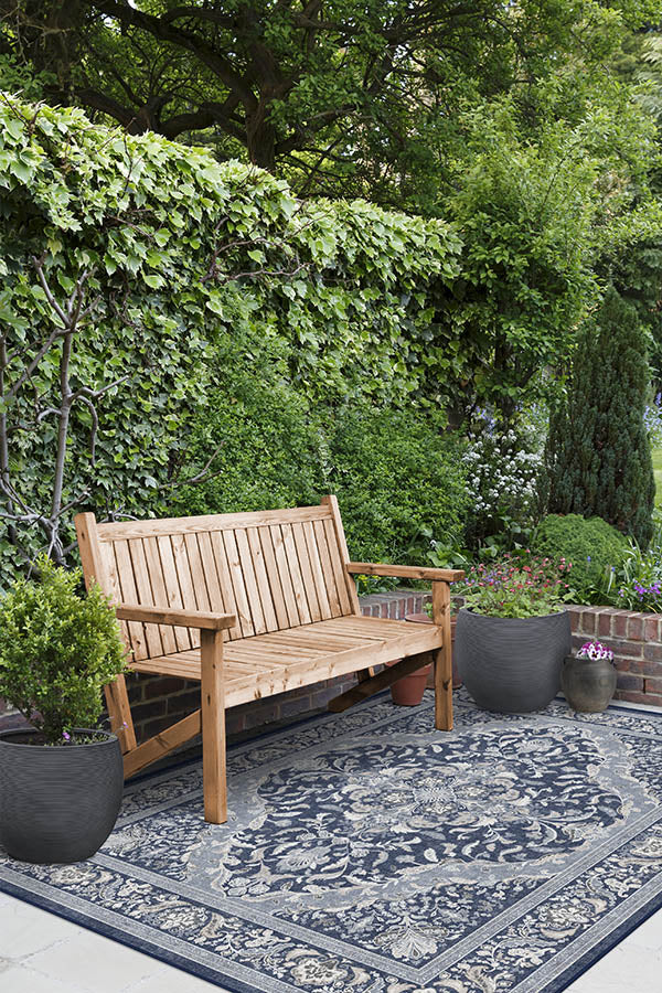 Allura Soft Navy Outdoor Rug