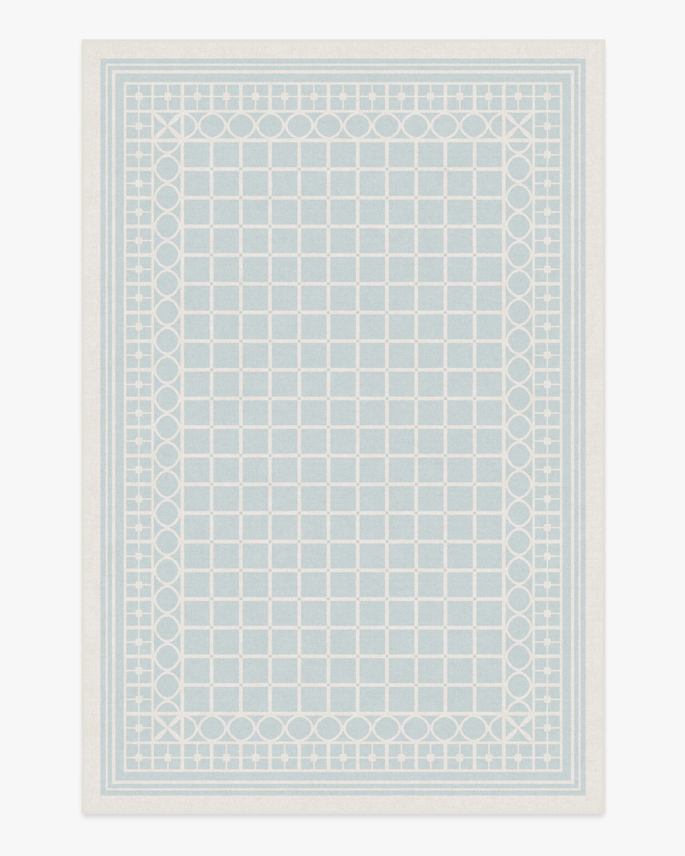 Palm Beach Powder Blue Flatwoven Rug
