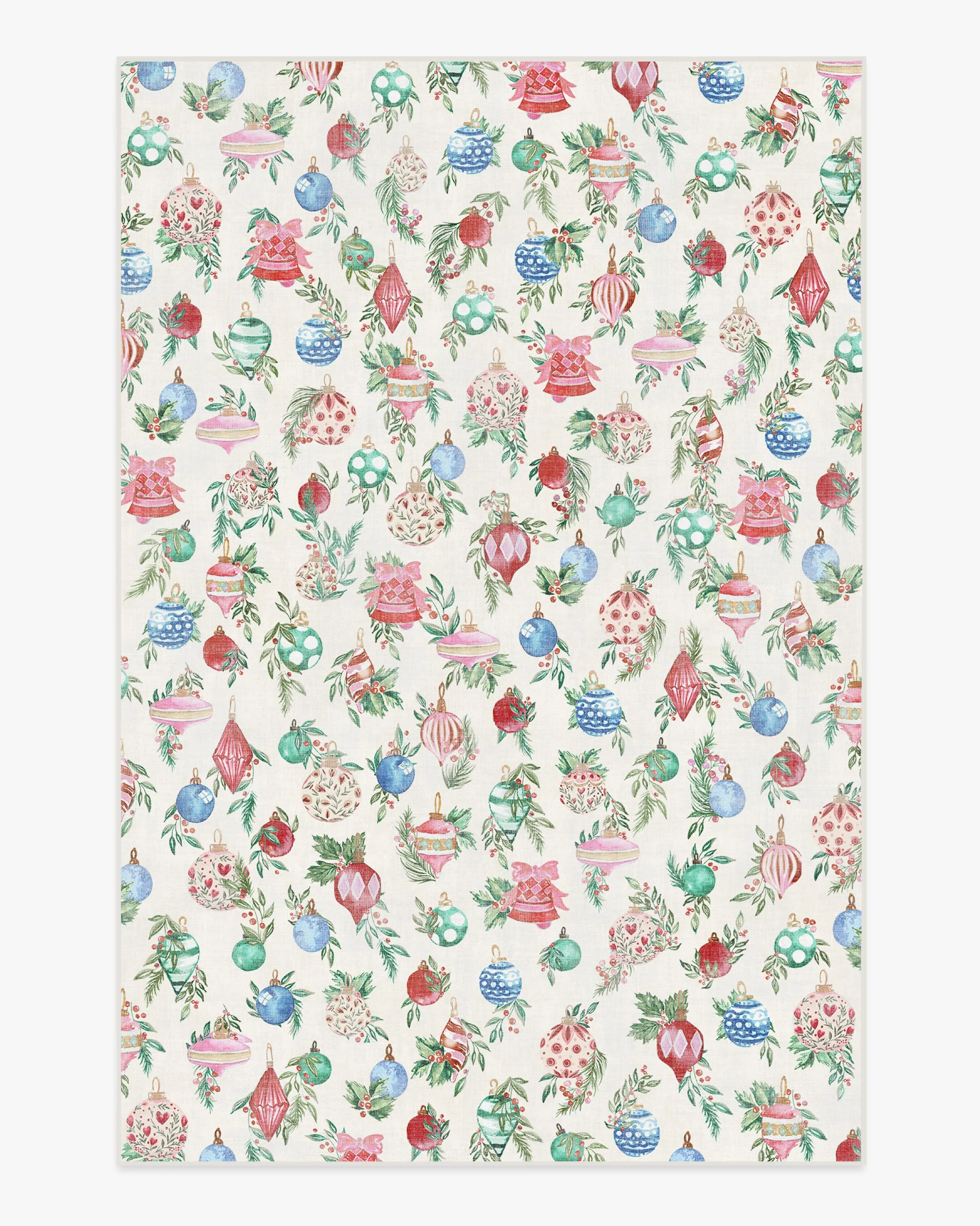 Bauble & Sprig Cream Multicolor Rug