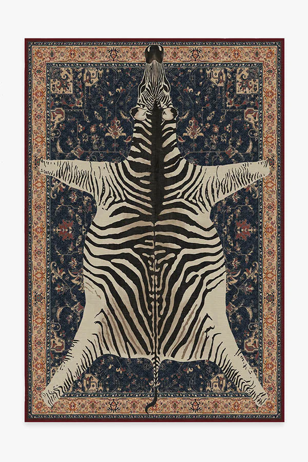 On Safari Sapphire Flatwoven Rug