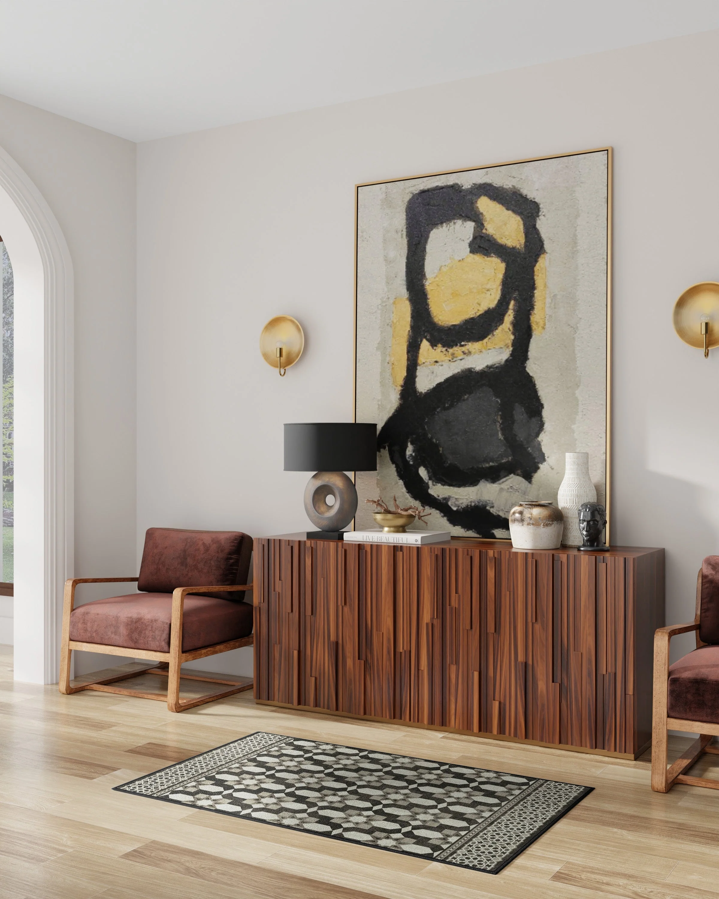 1185-emir-black-ivory-rug-6.webp Emir Black & Ivory Rug