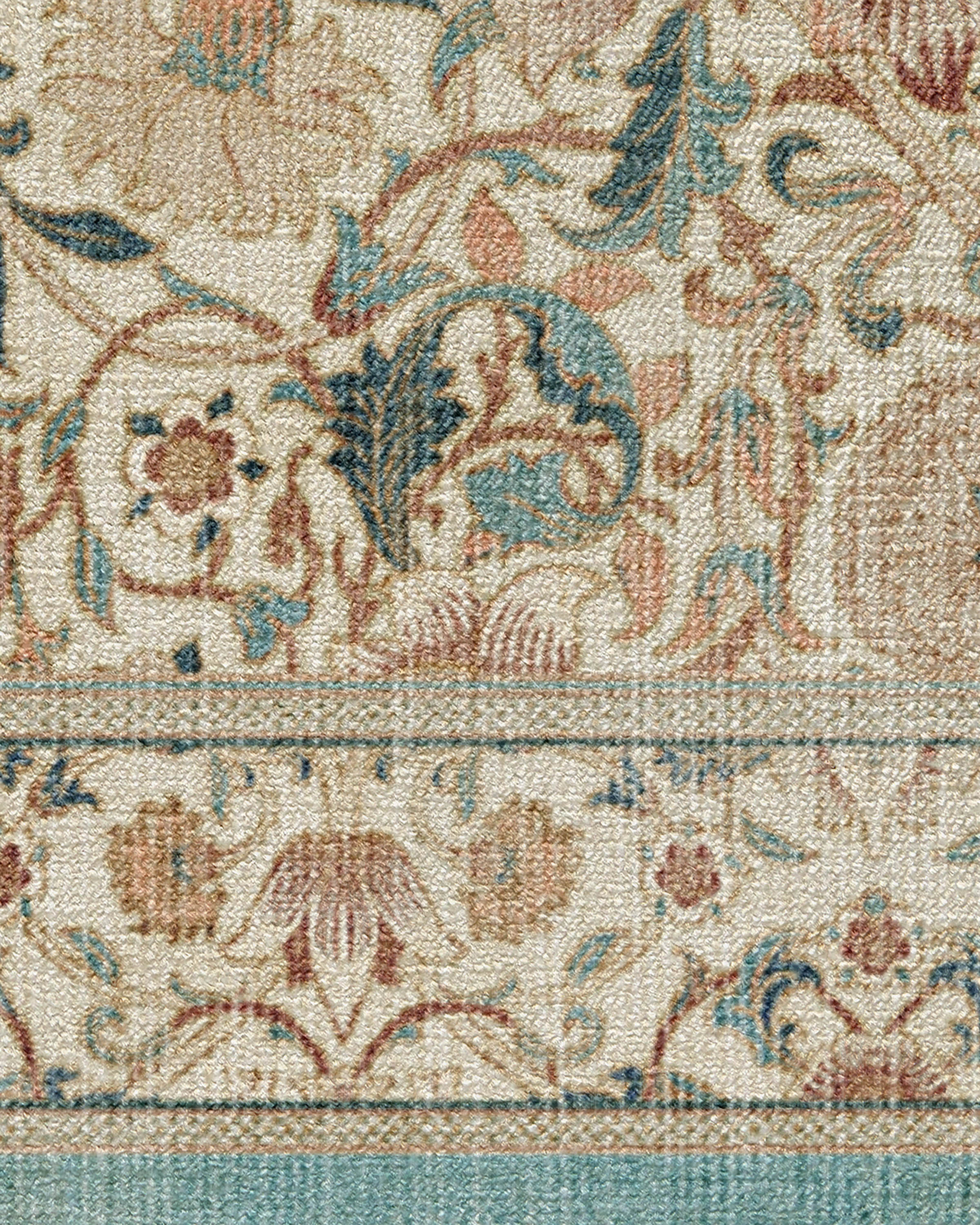 Lodden Soft Rose & Teal Rug