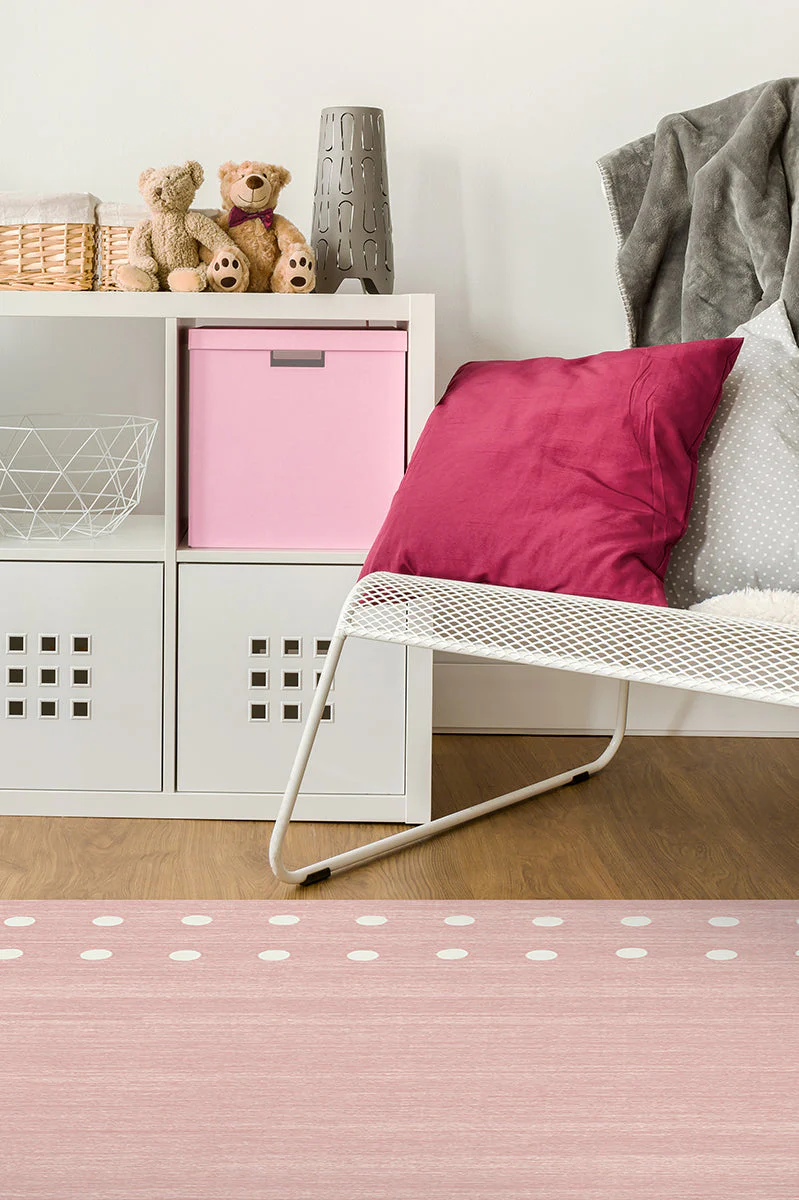 1204-dot-border-pink-rug-3.webp Dot Border Pink Rug