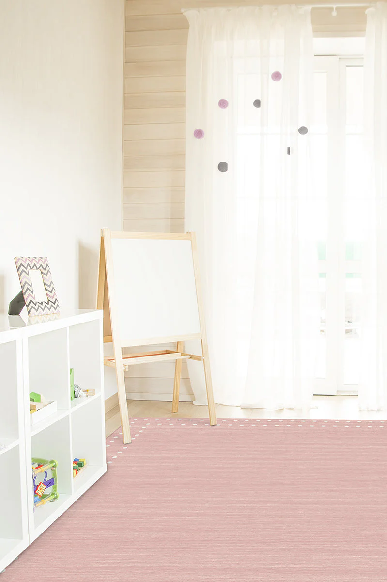 1204-dot-border-pink-rug-8.webp Dot Border Pink Rug