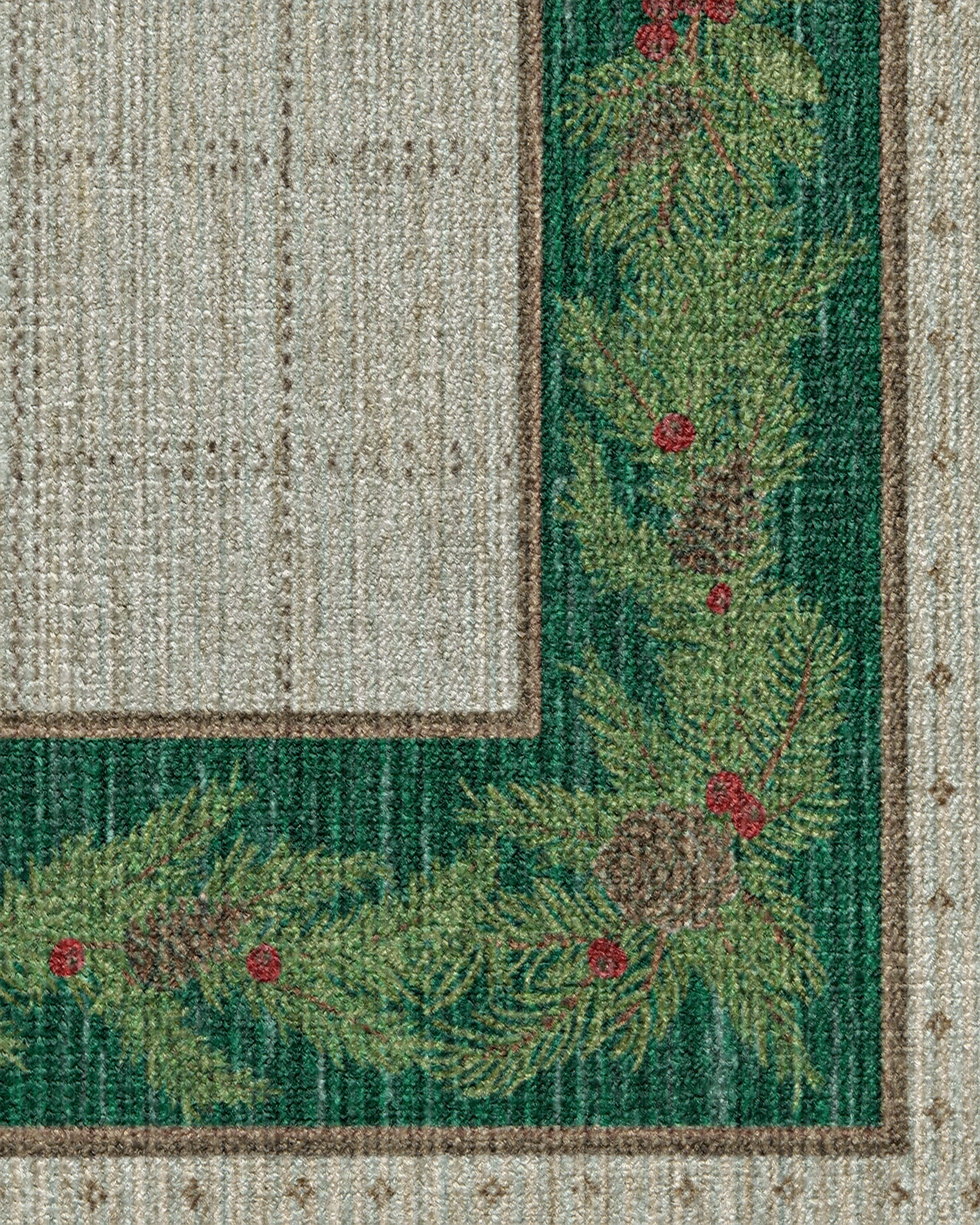 1235-pine-border-green-silver-rug-2.jpg Pine Border Green & Silver Rug