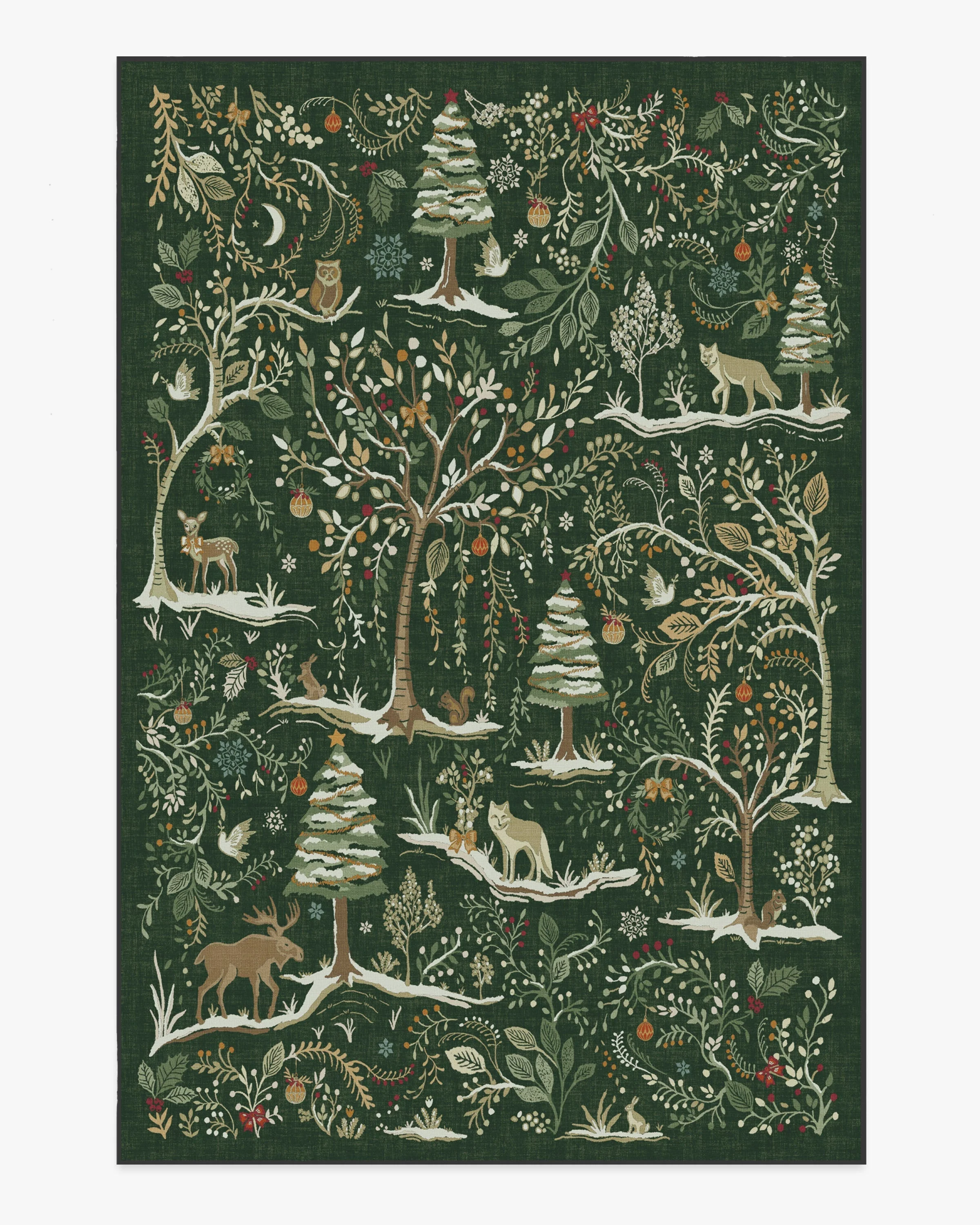 Elwood Forest Green Rug