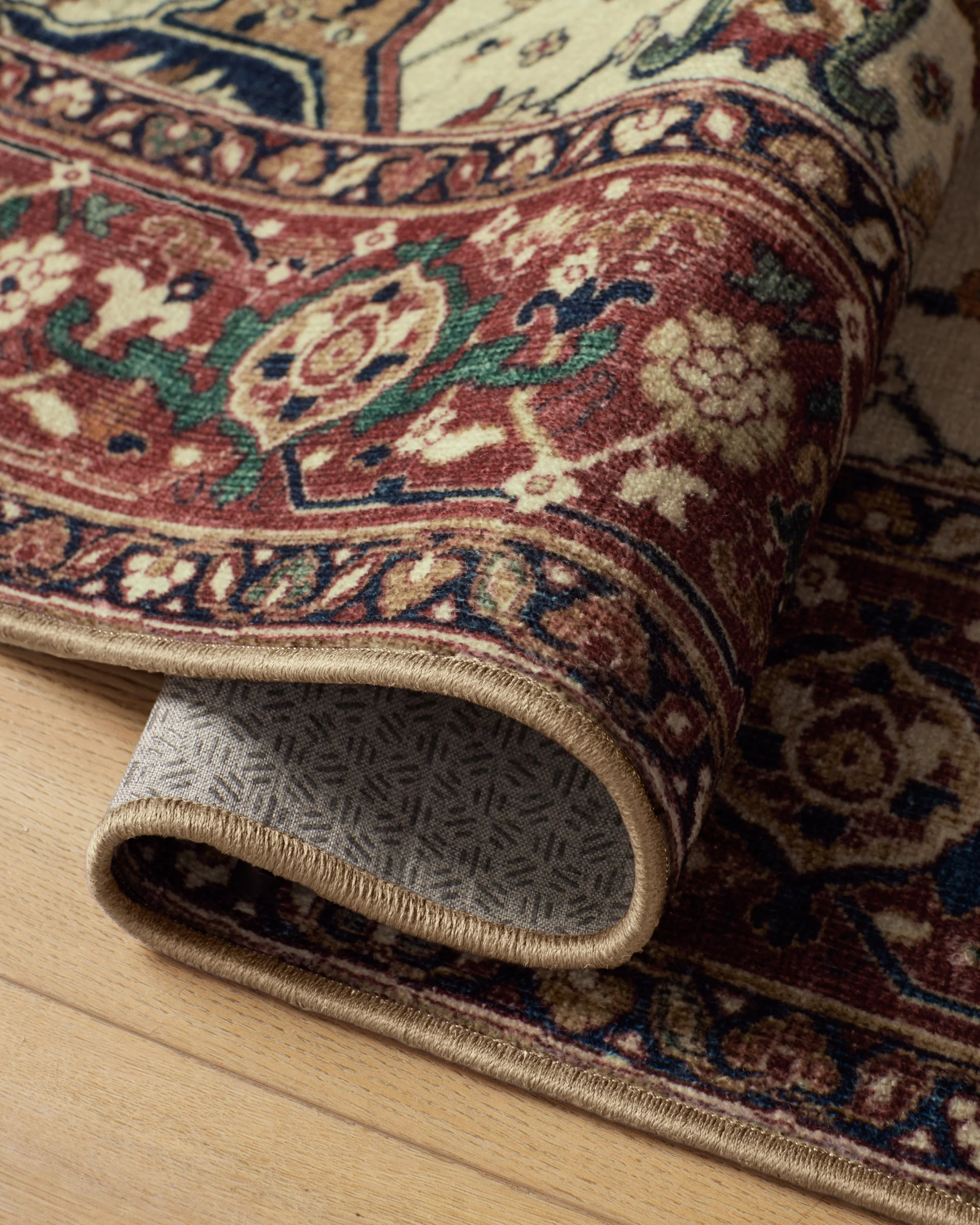 Santiago Camel & Scarlet Rug