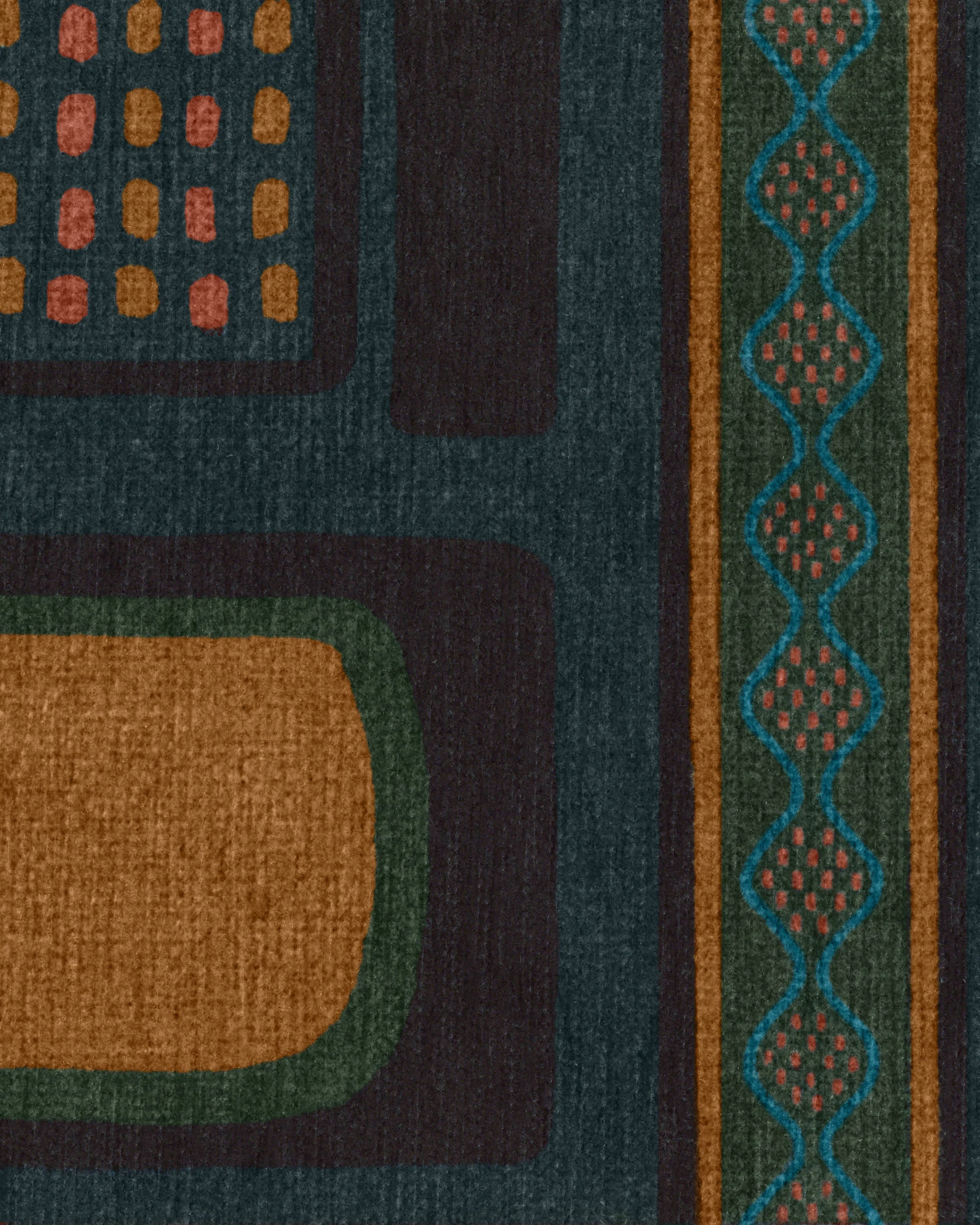 Nerissa Teal & Gold Rug