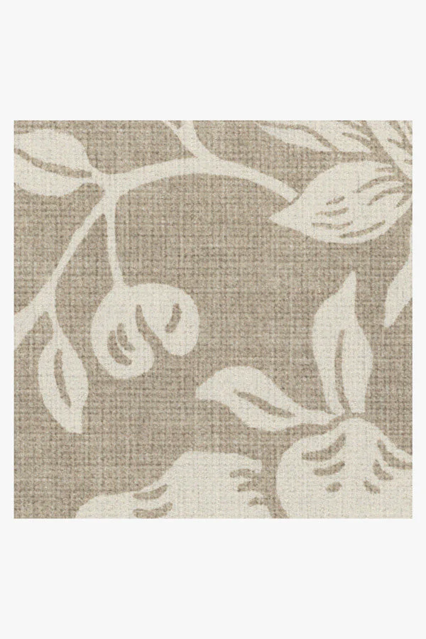 Mallow Flower Natural Stone Rug