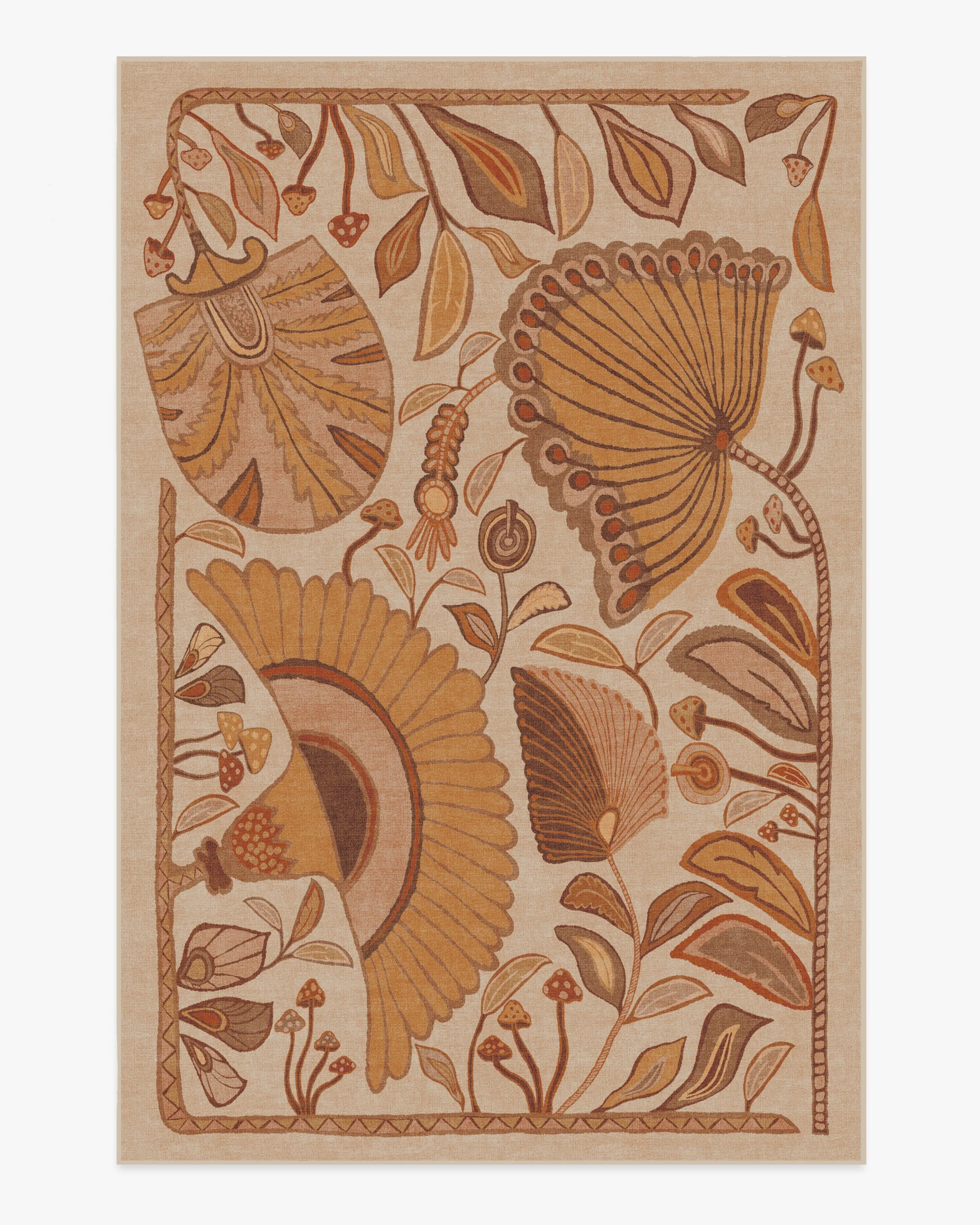 Alice Mellow Yellow Flatwoven Rug