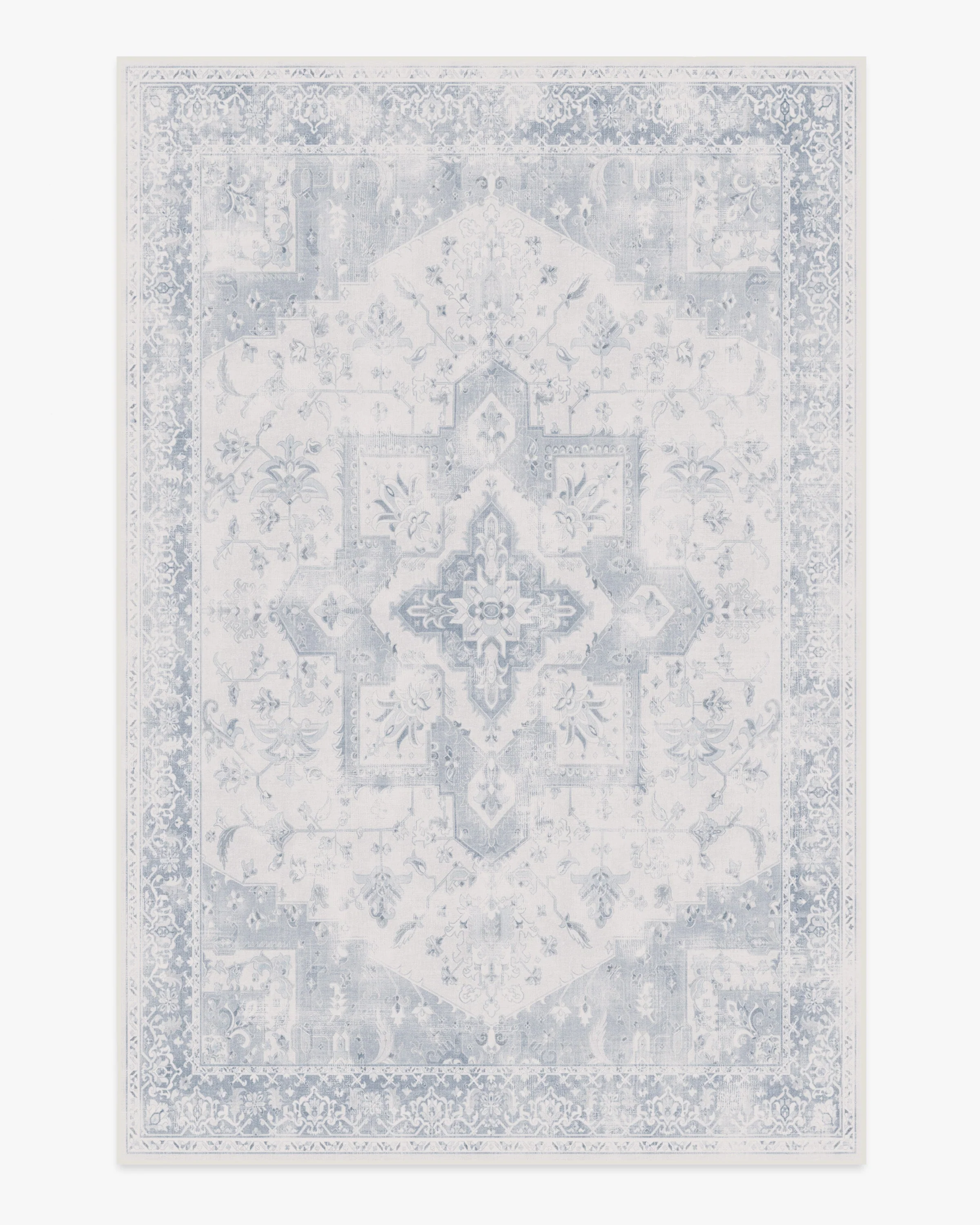 Kira Soft Blue Flatwoven Rug