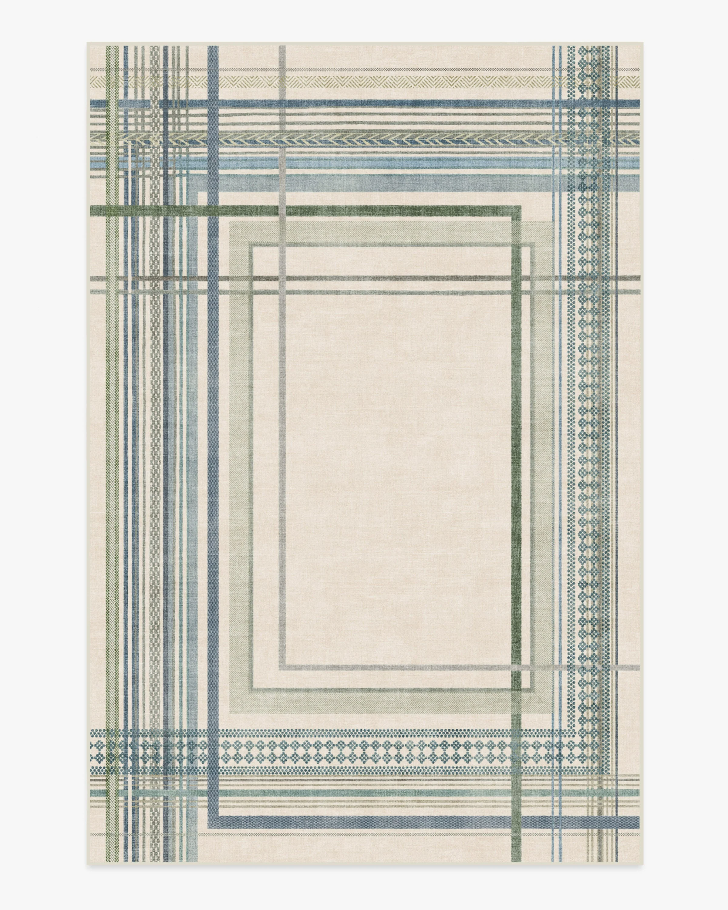 Callie Blue & Green Rug