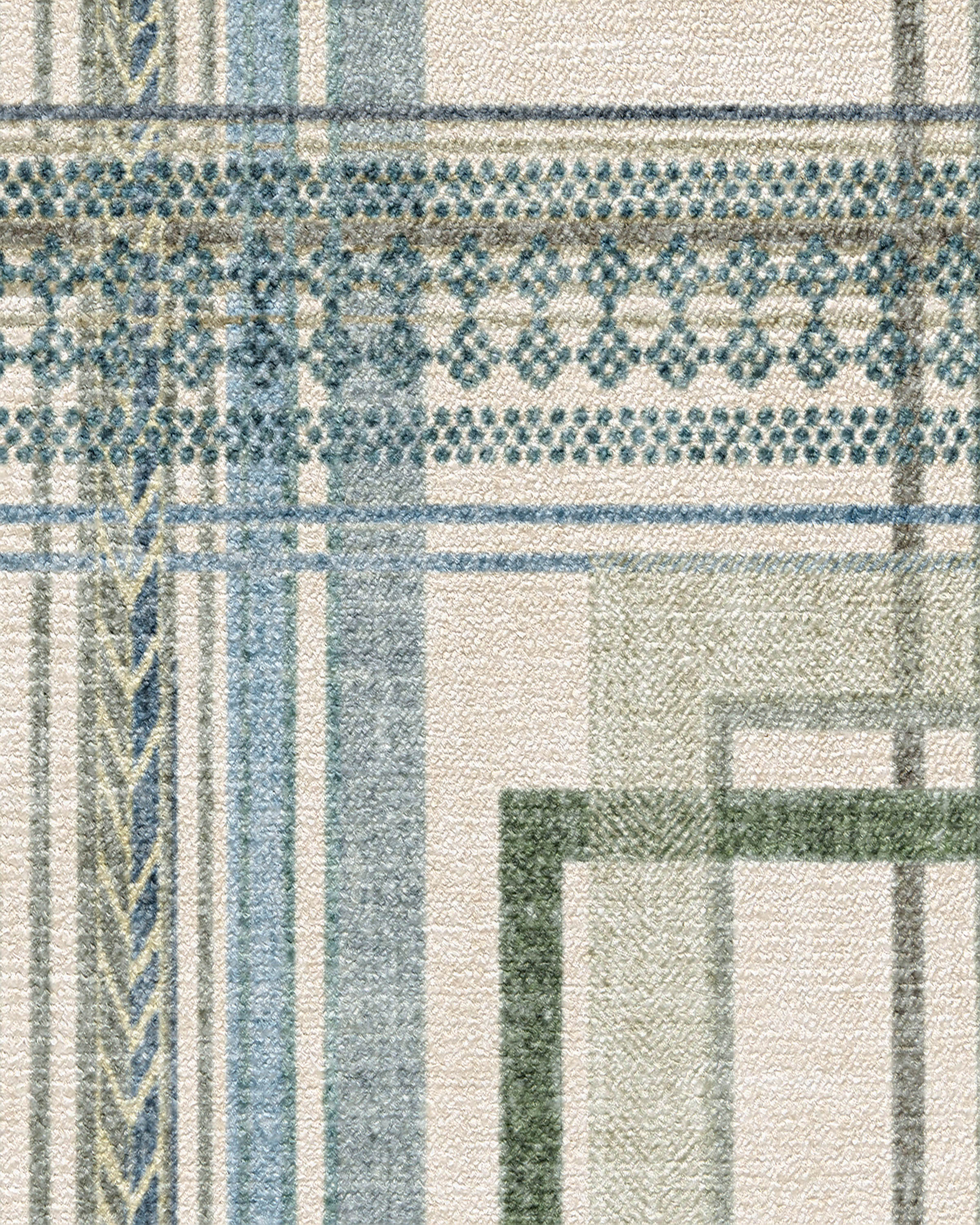 Callie Blue & Green Rug