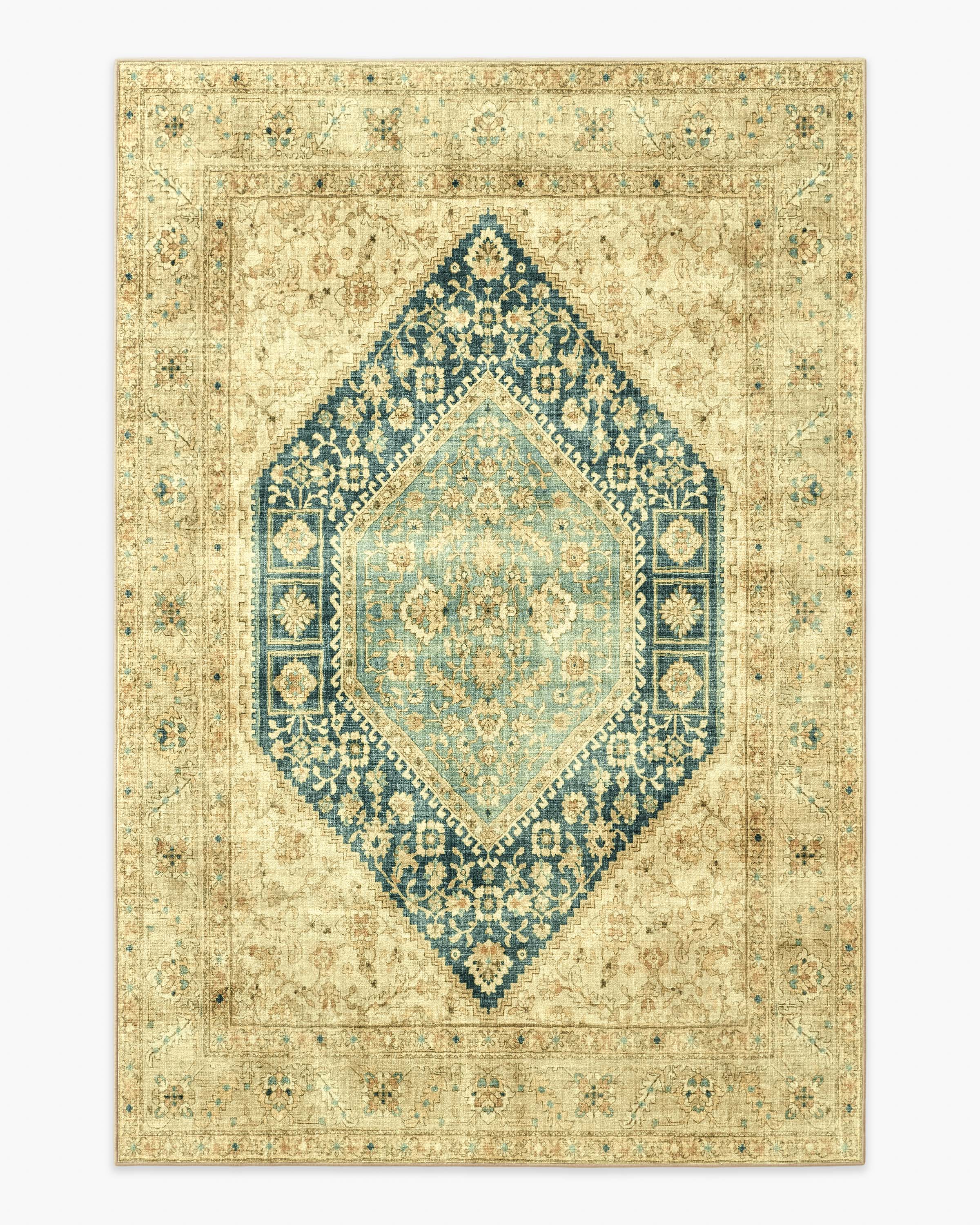 Soluna Gold & Teal Rug