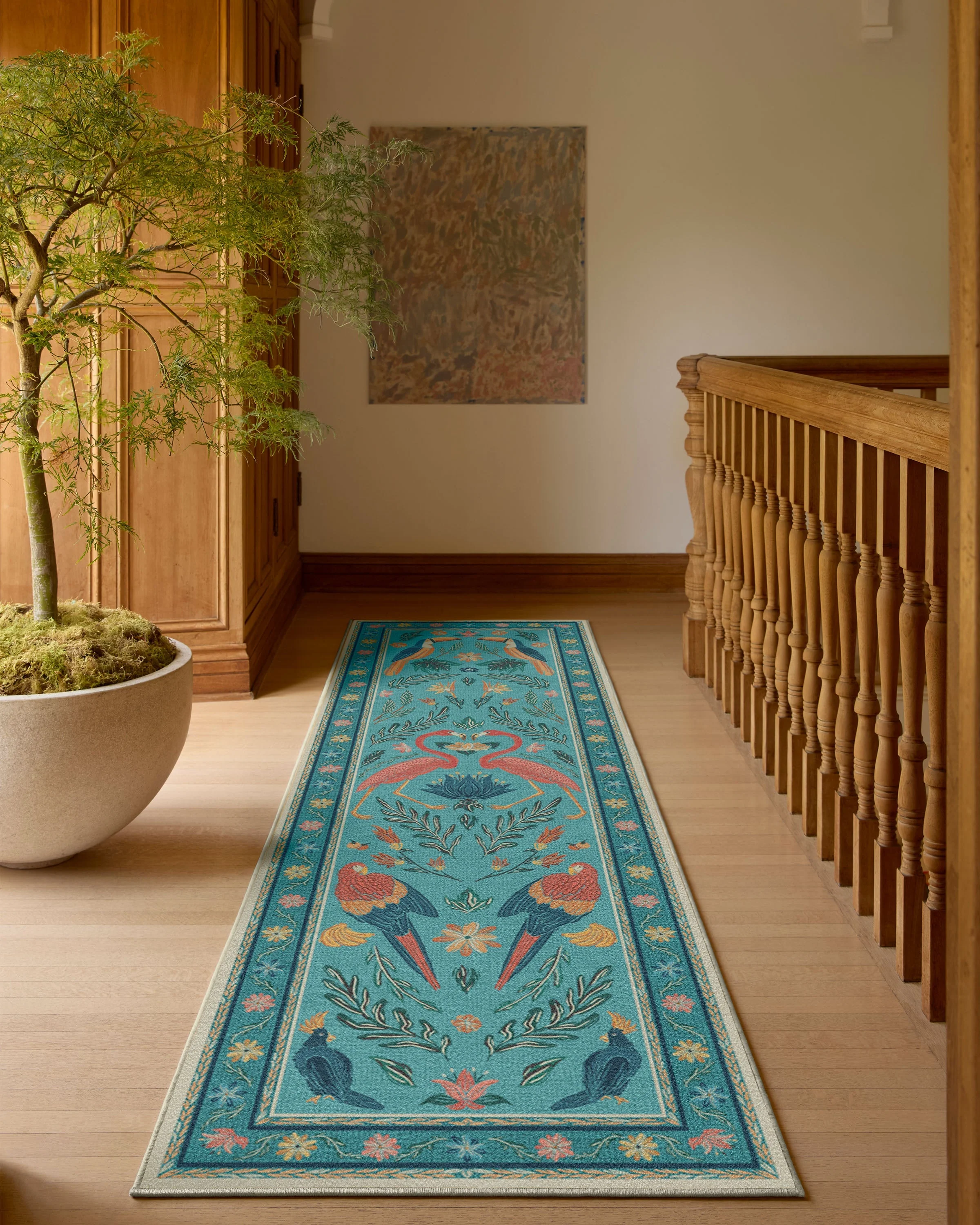 1395-birds-of-a-feather-aqua-rug-4.webp Birds Of A Feather Aqua Rug