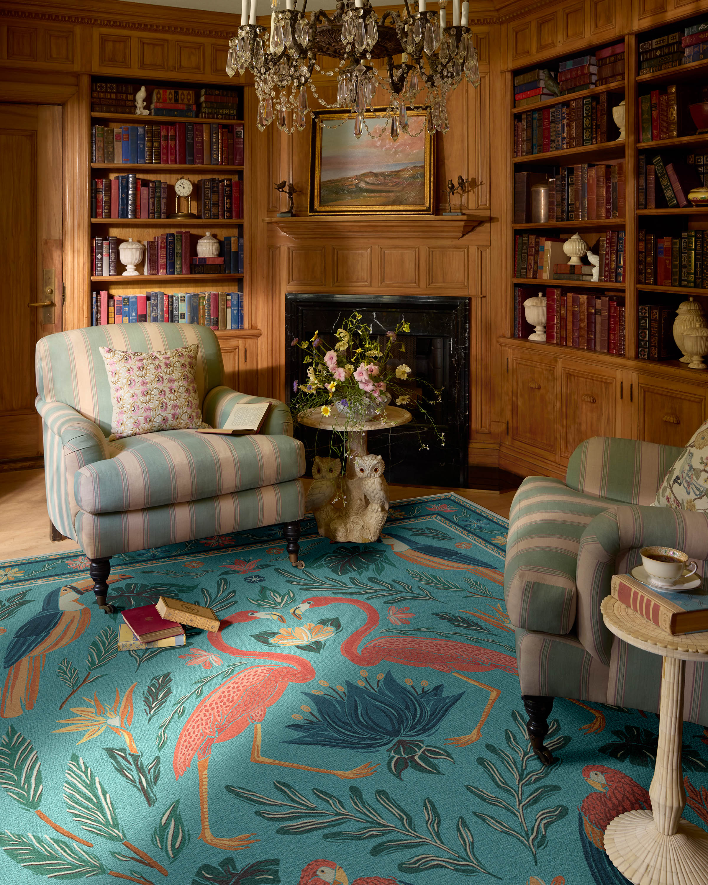 1395-birds-of-a-feather-aqua-rug-8.jpg Birds Of A Feather Aqua Rug