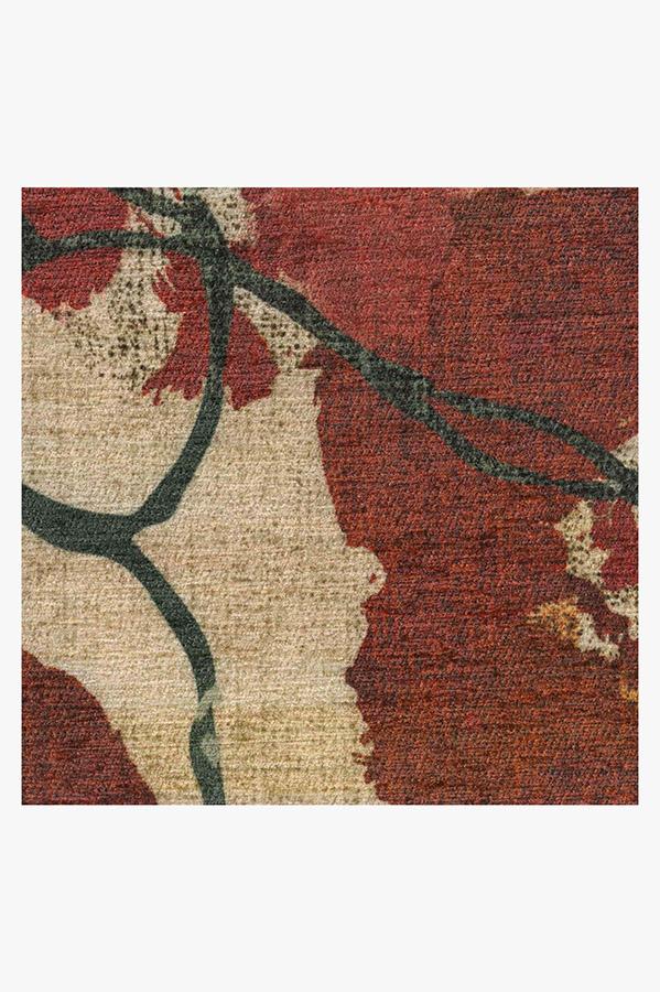 14-watercolor-floral-coral-flatwoven-rug-8.jpg Watercolor Floral Coral Flatwoven Rug