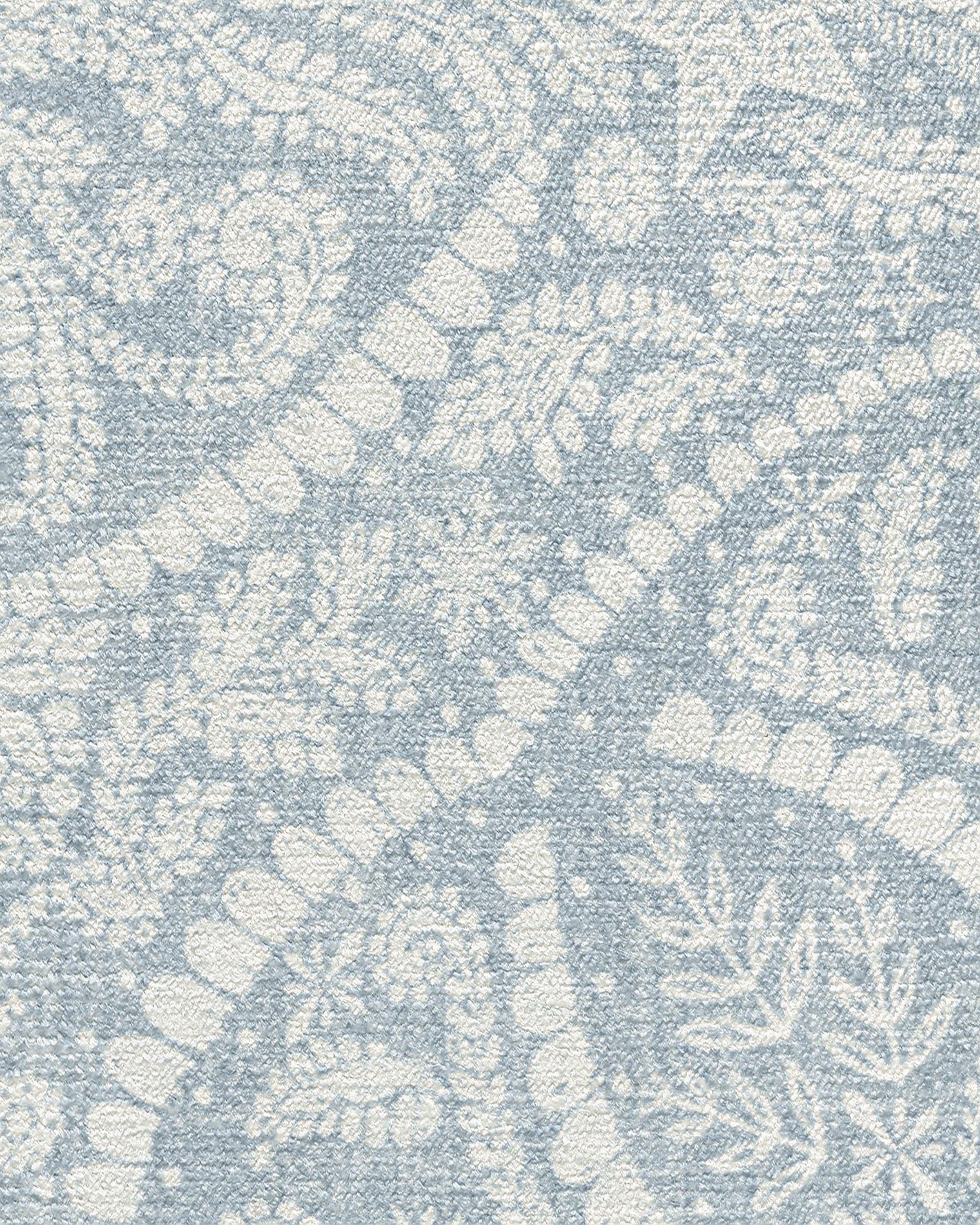 Winter Medallion Dusty Blue Rug