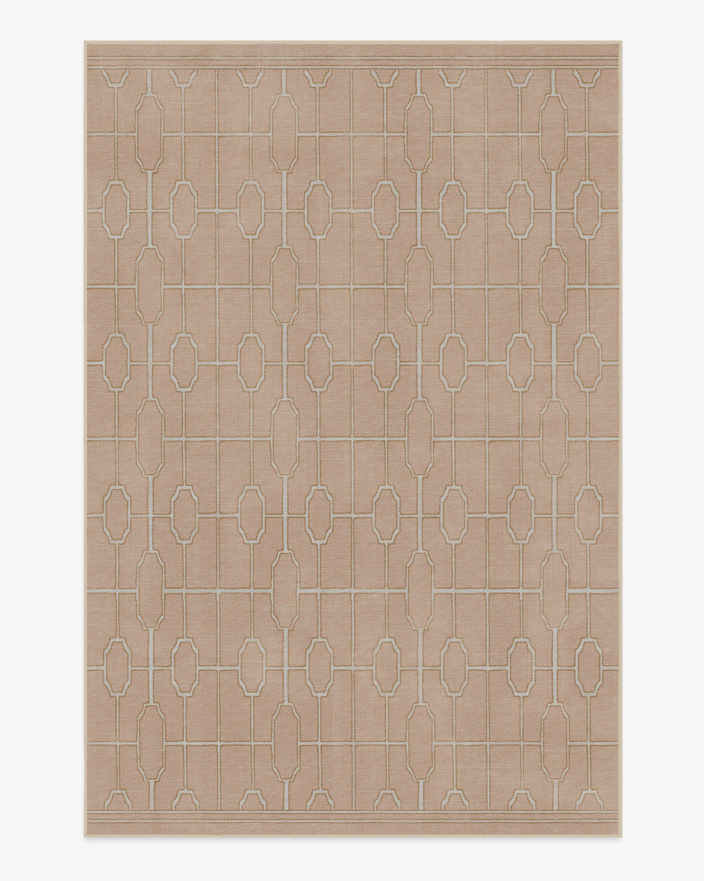 Diana Trellis Rose Gold Rug