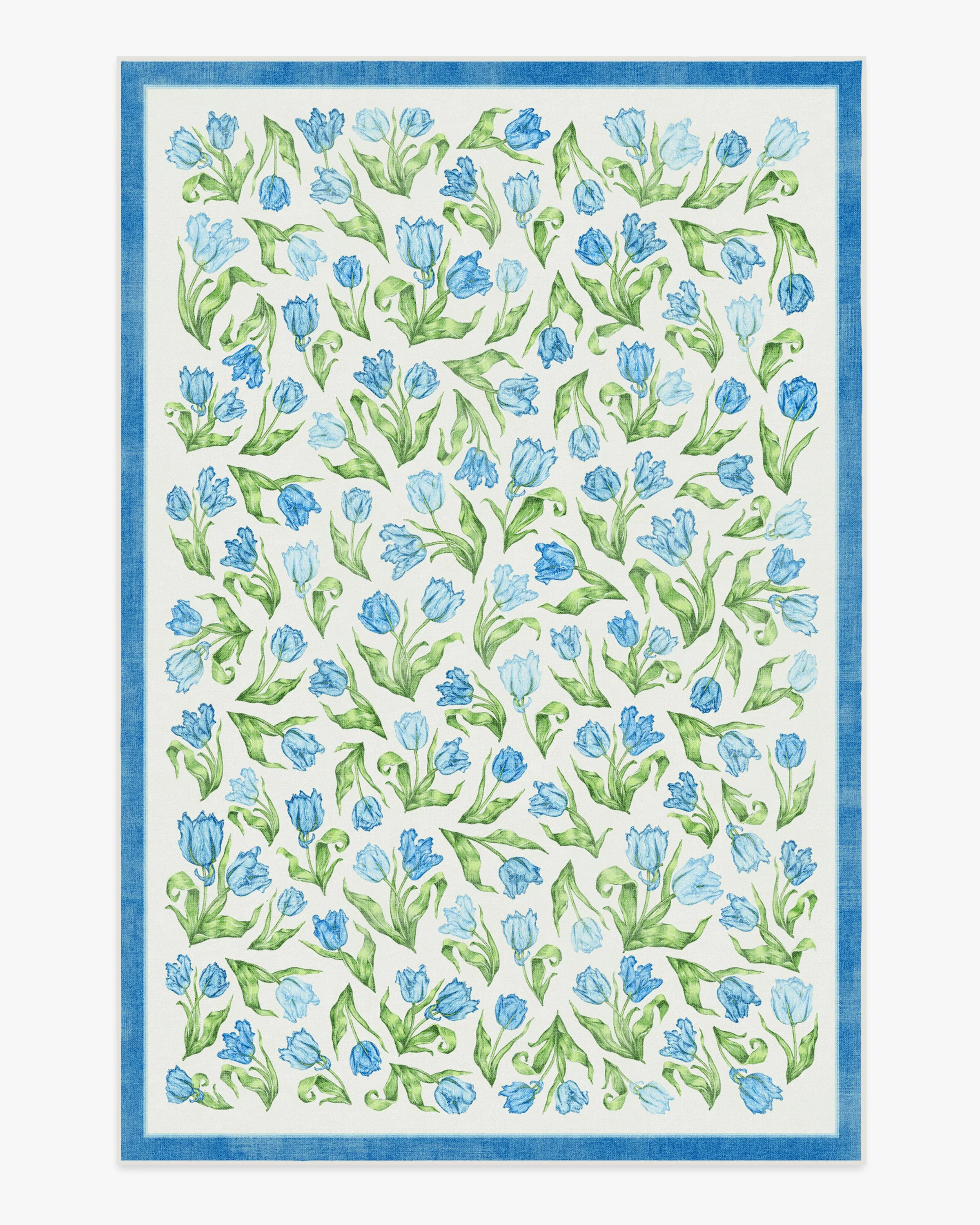 Garden Party Blue Flatwoven Rug