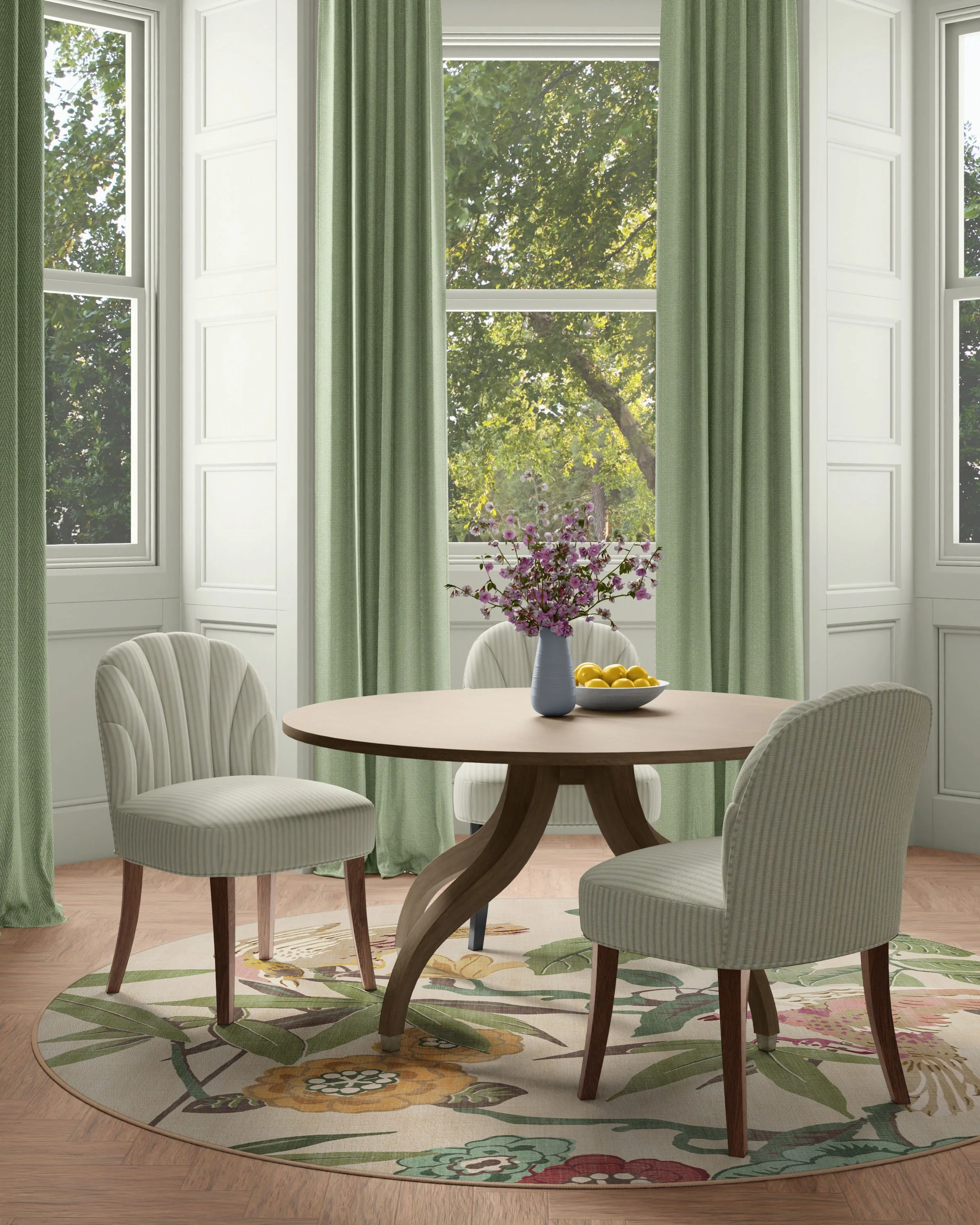 1452-bamboo-bird-blush-jade-flatwoven-rug-6.webp Bamboo & Bird Blush & Jade Flatwoven Rug