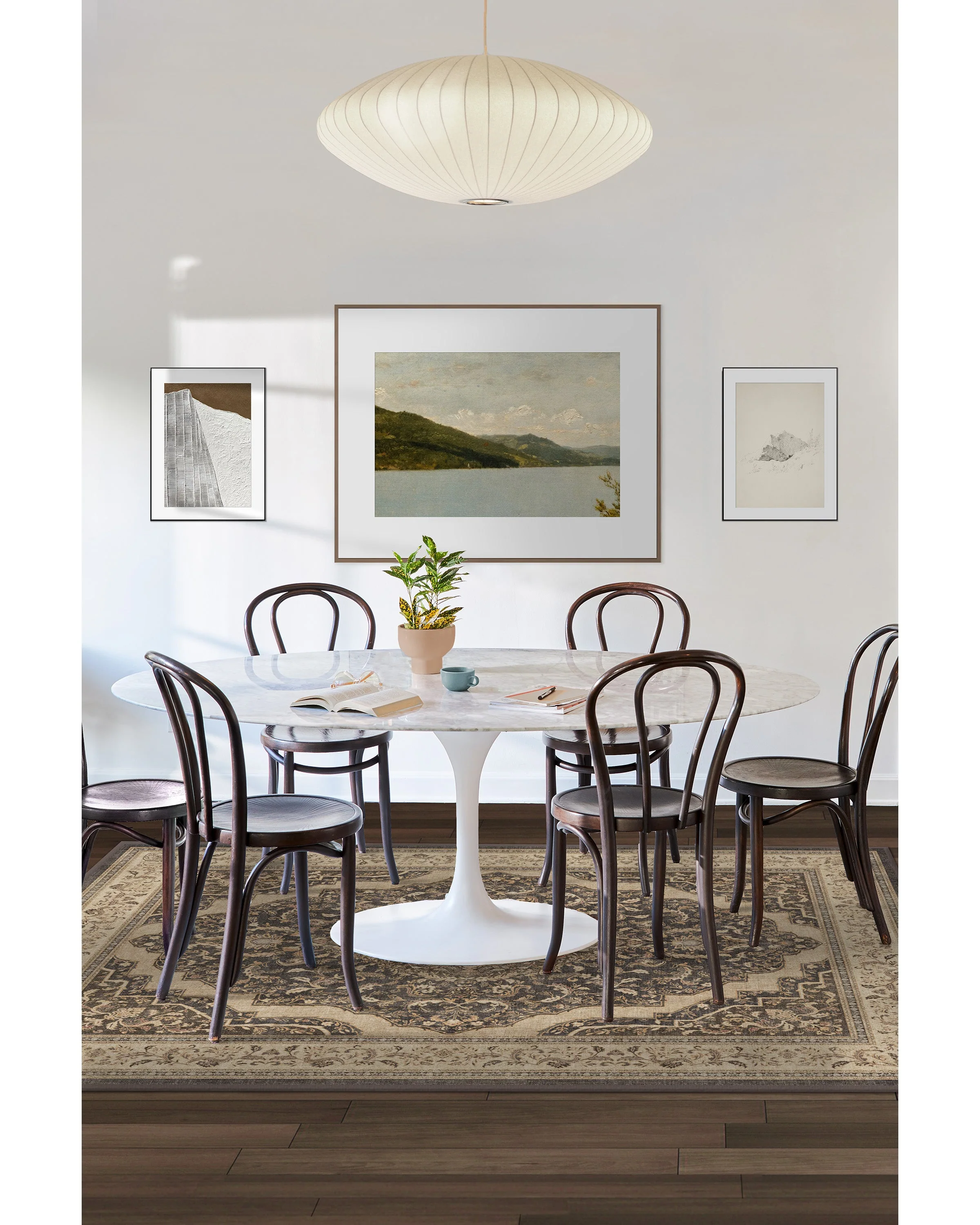 Adeline Dark Wood Flatwoven Rug