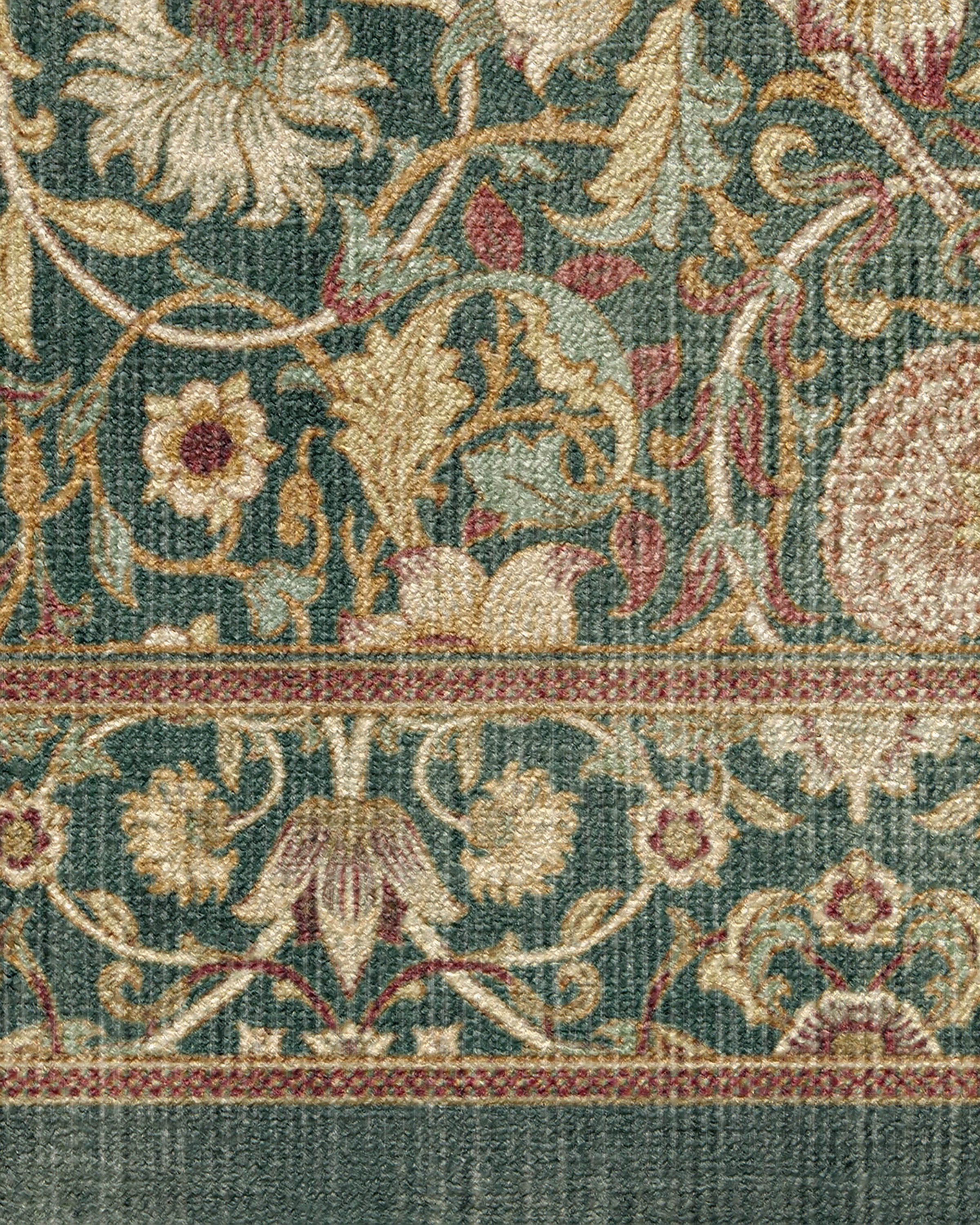 Lodden Soft Evergreen & Gold Rug