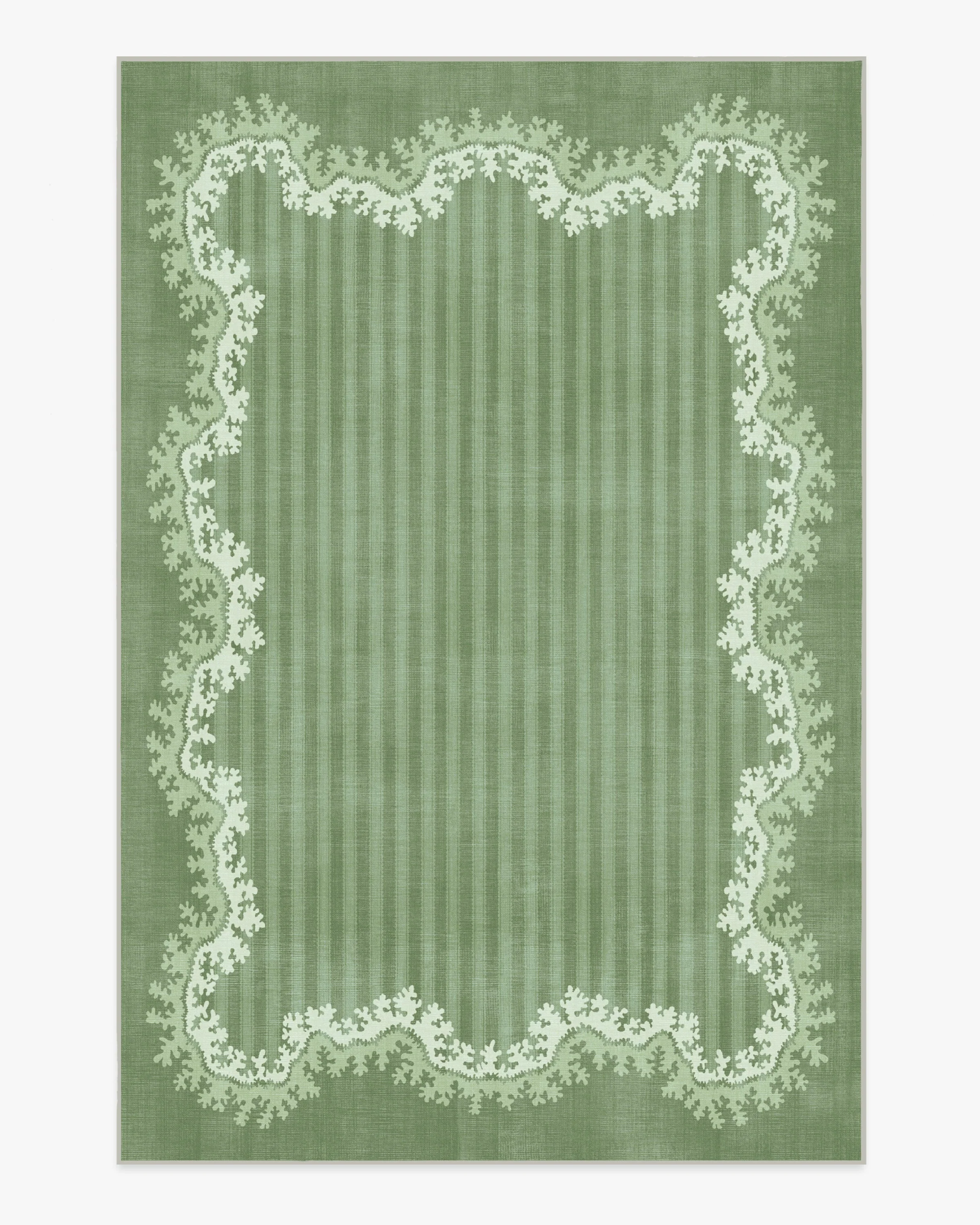 Oxbow Botanical Green Flatwoven Rug