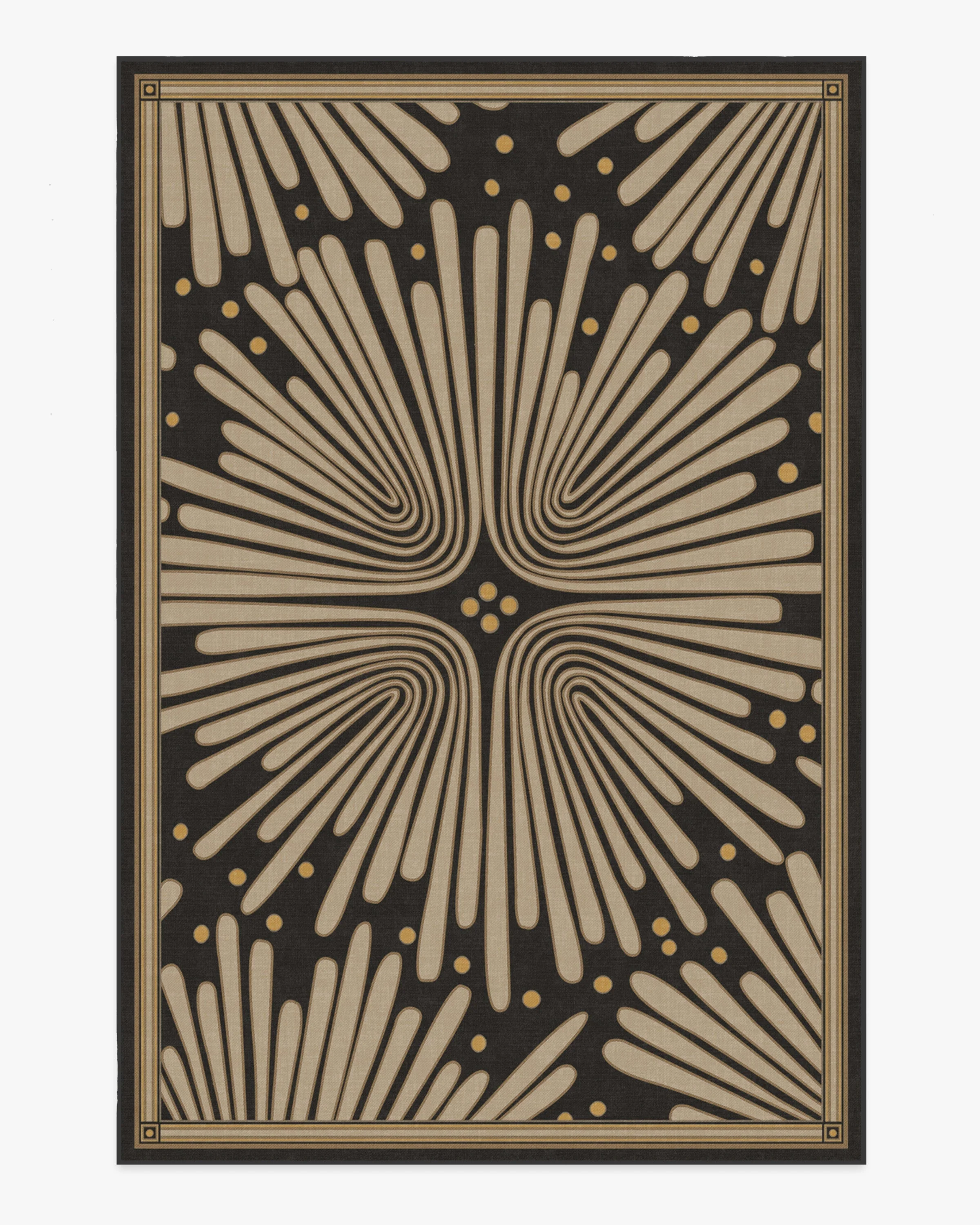 Gatsby Black & Gold Rug