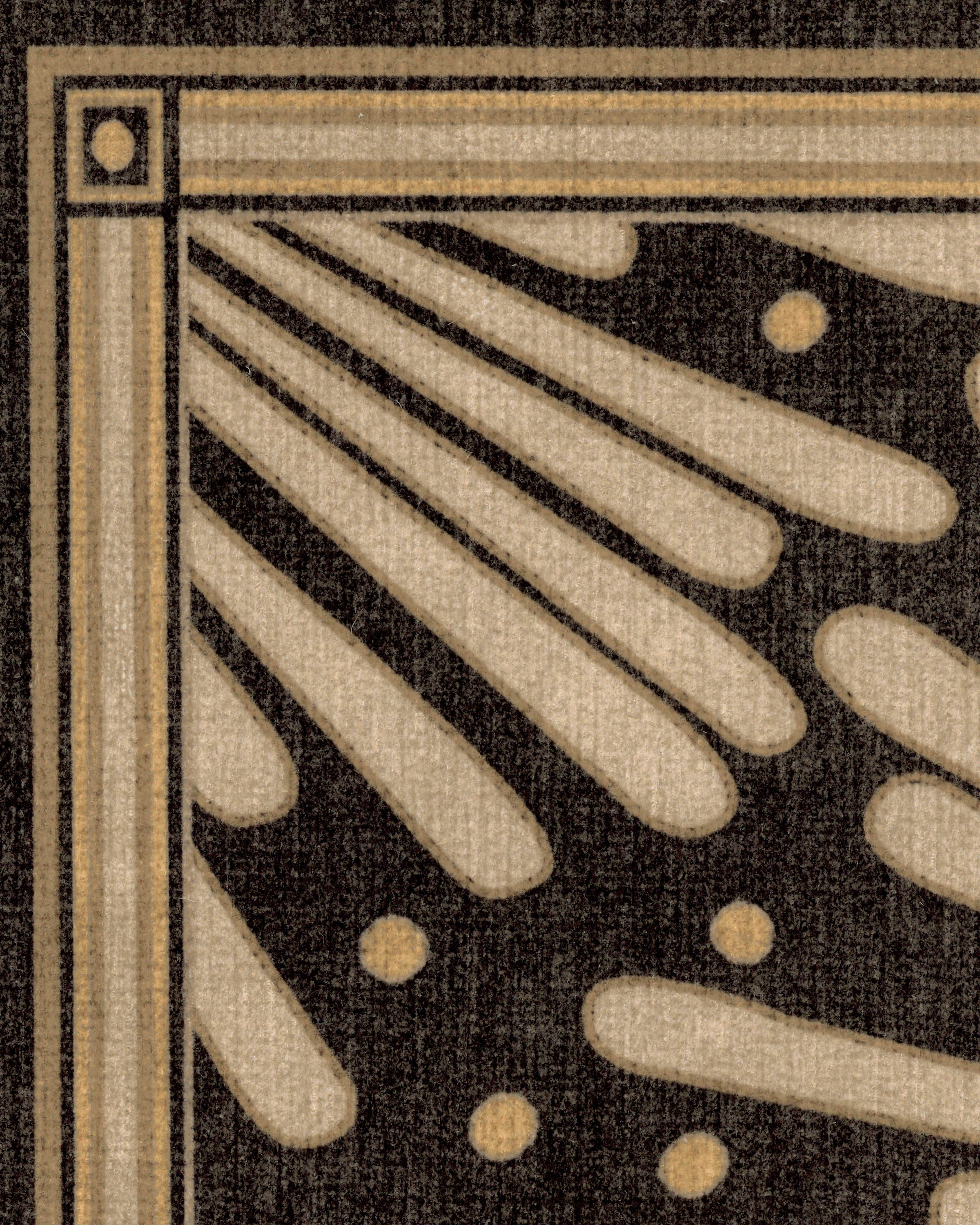 Gatsby Black & Gold Rug