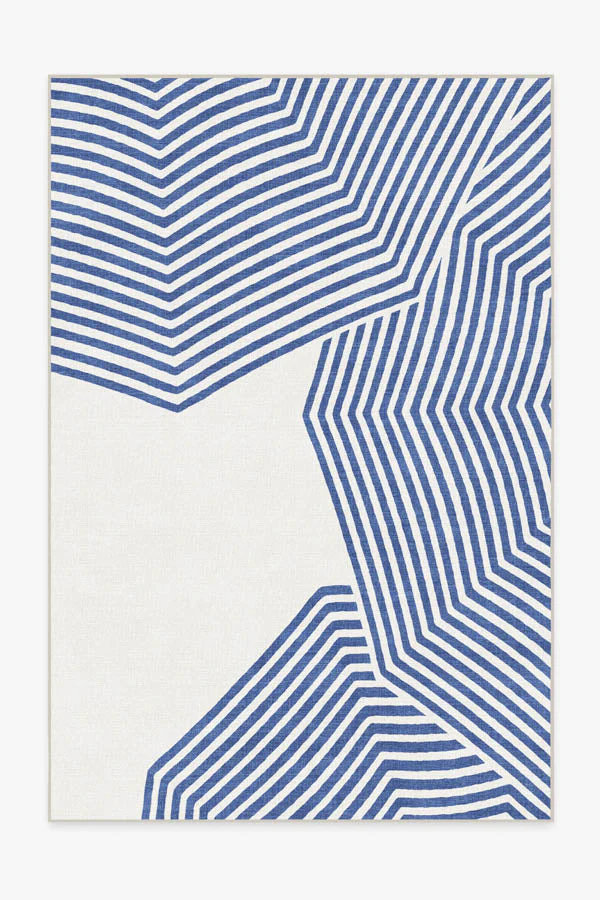 Beach Club Navy & Ivory Outdoor Rug