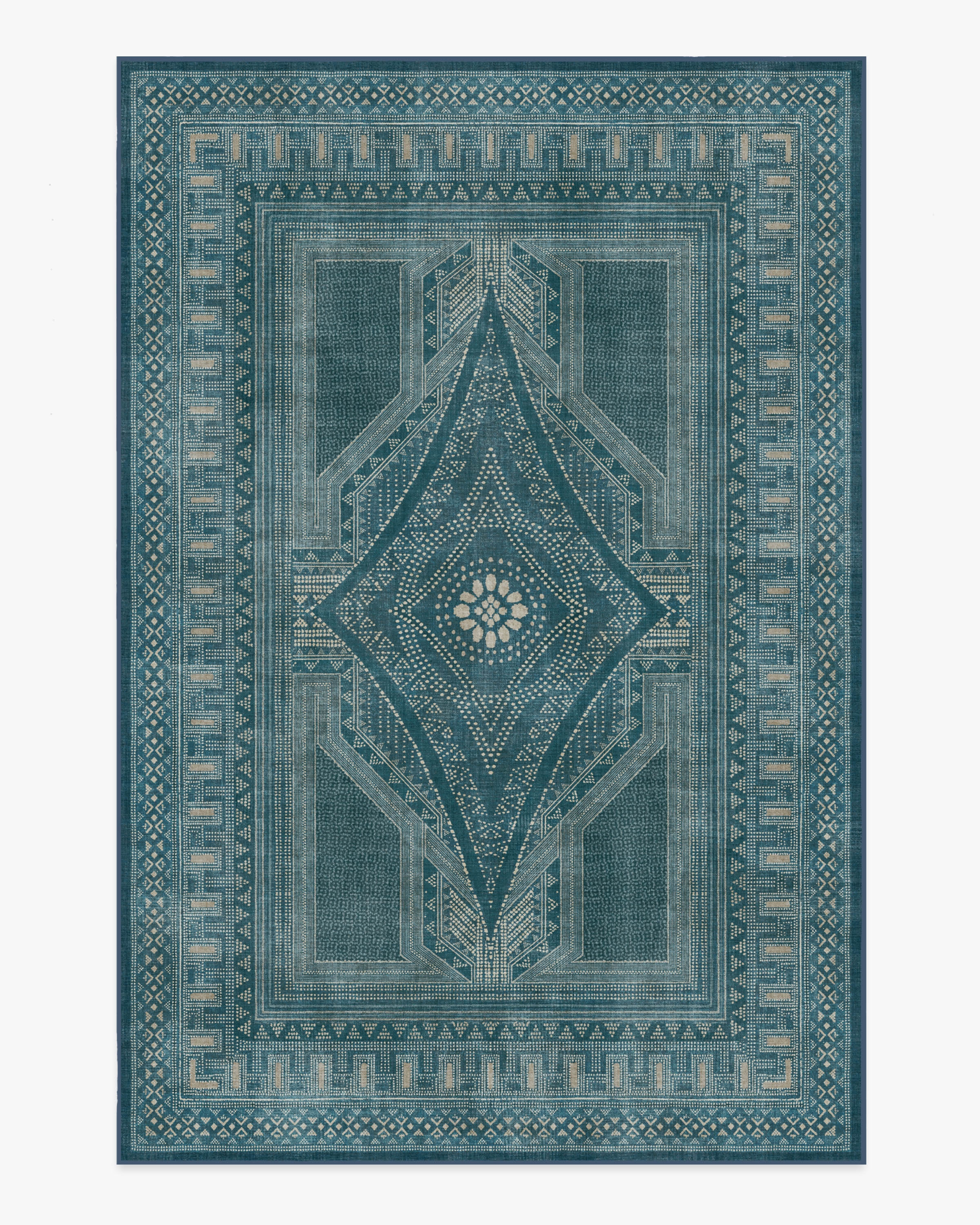Nomad Blue Flatwoven Rug