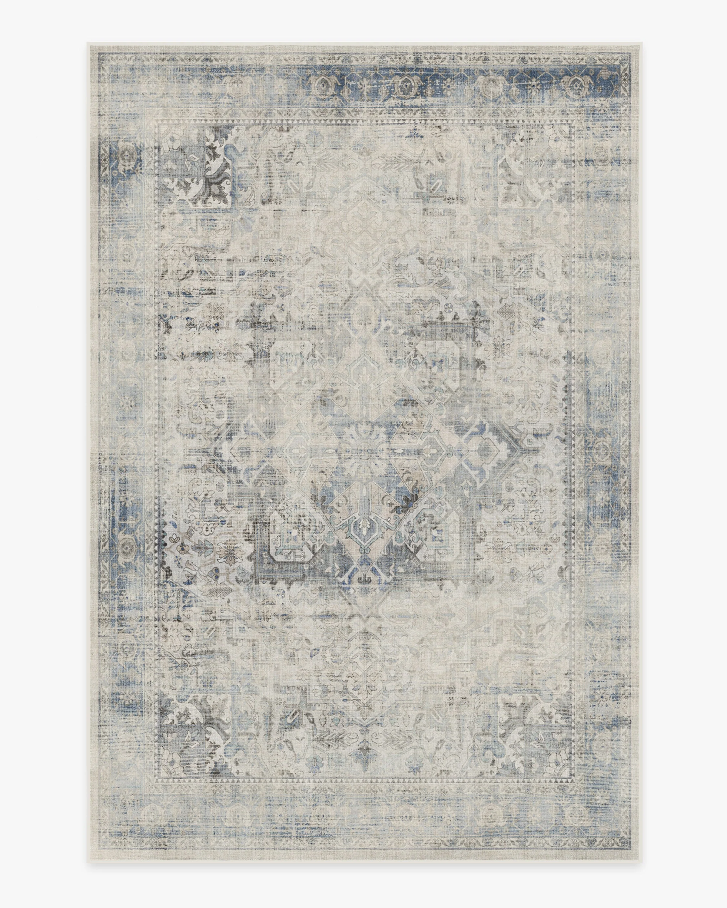 Kamran Blue Quartz Rug