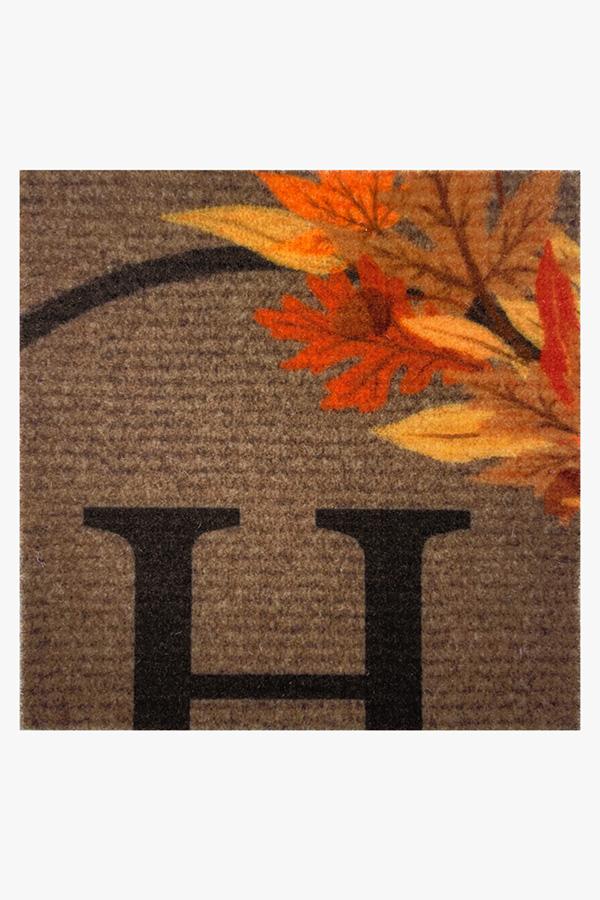 1630-harvest-leaves-monogram-doormat-3.jpg Harvest Leaves Monogram Doormat