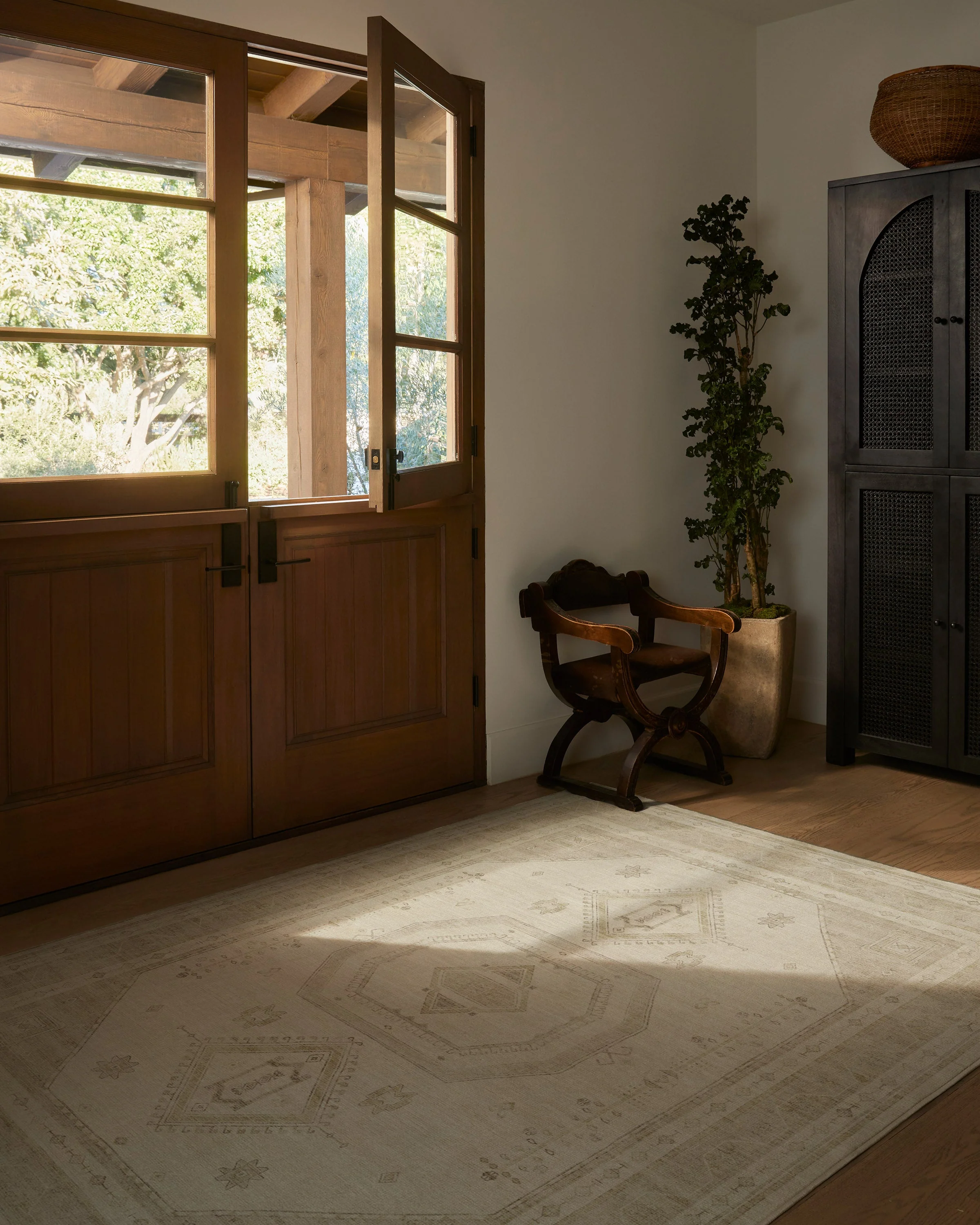 Shira Ivory & Natural Flatwoven Rug