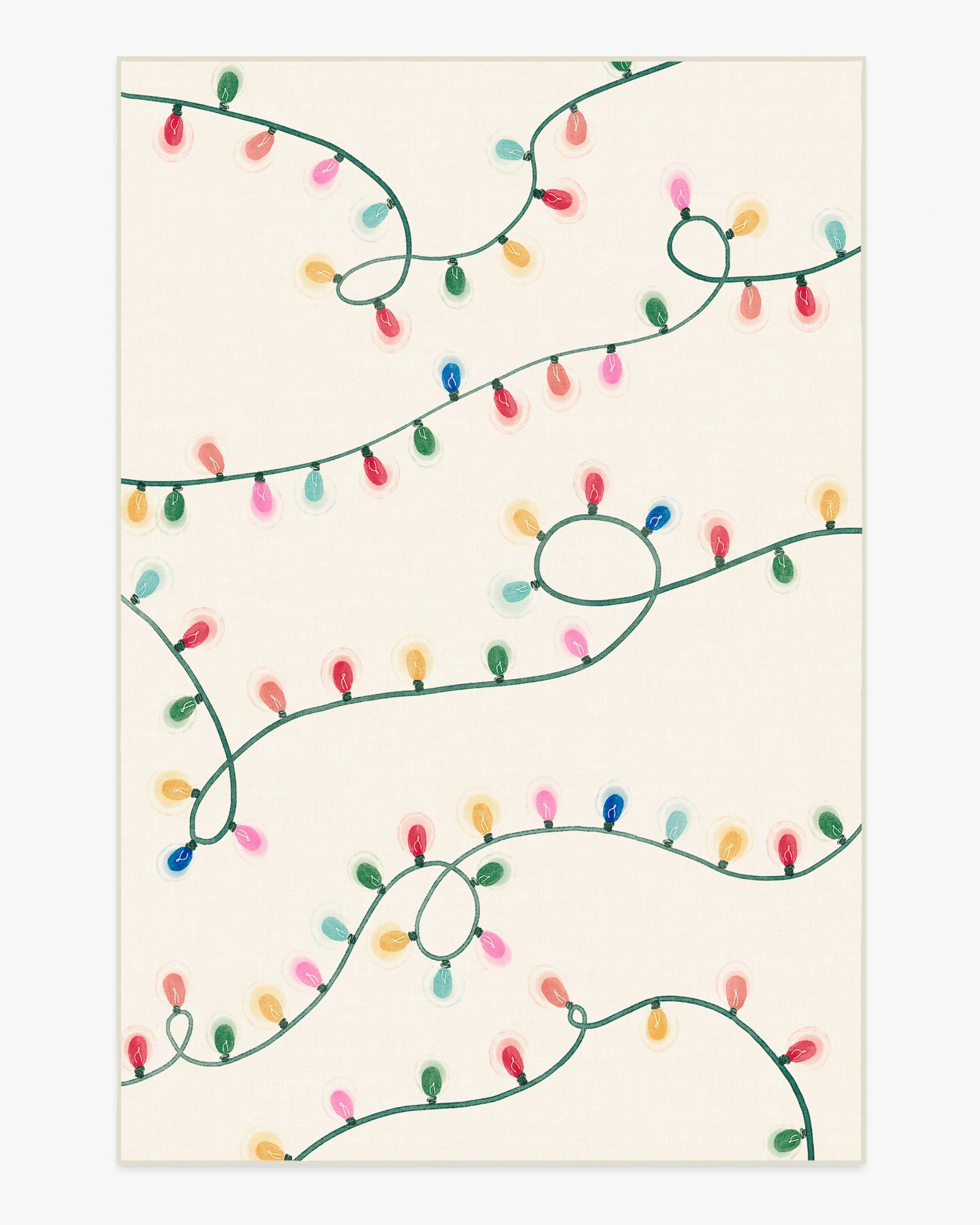 Let It Glow Cream Flatwoven Rug