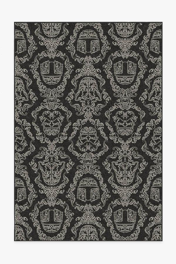 Dark Side Damask Charcoal Rug