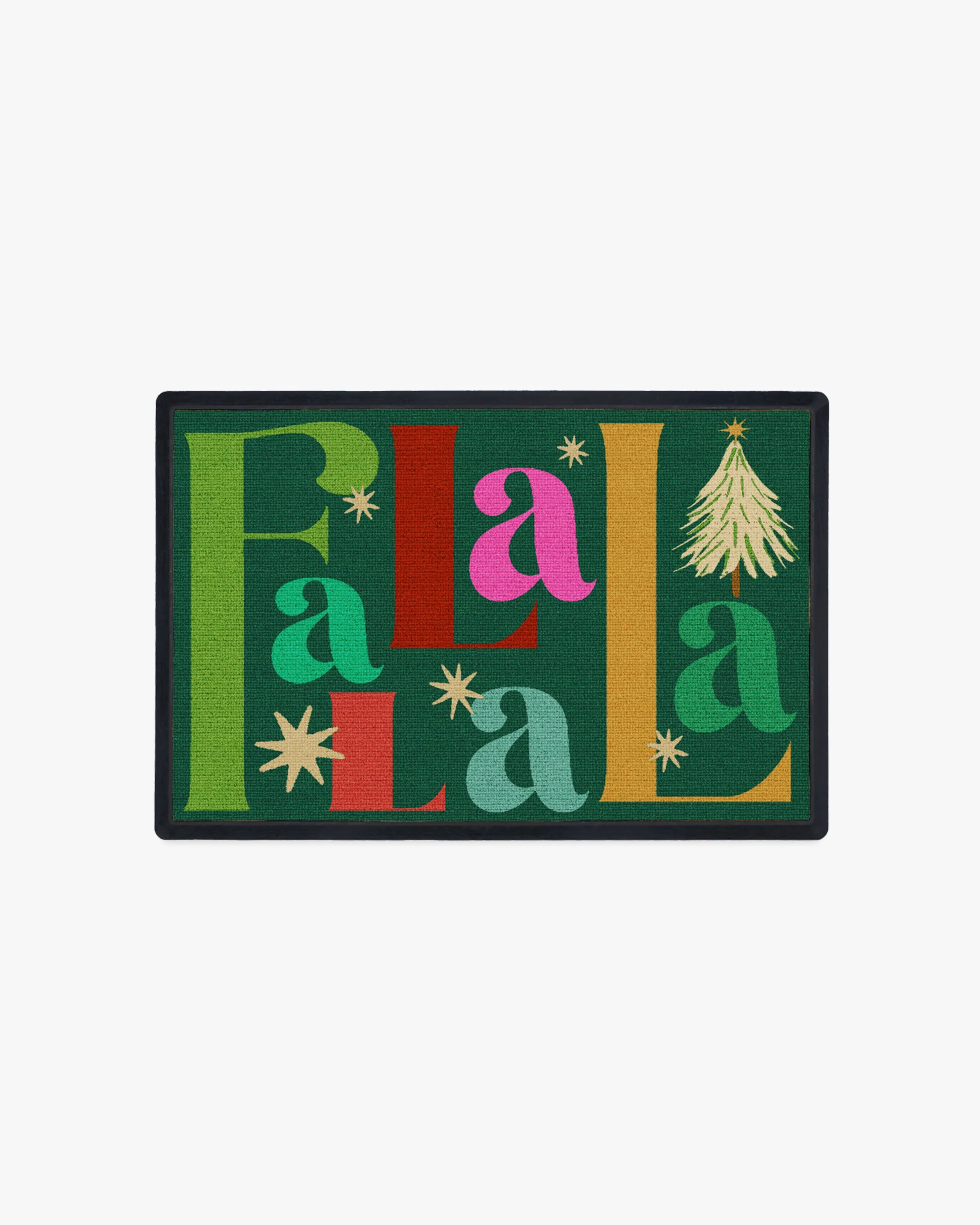 Fa La La Green Doormat